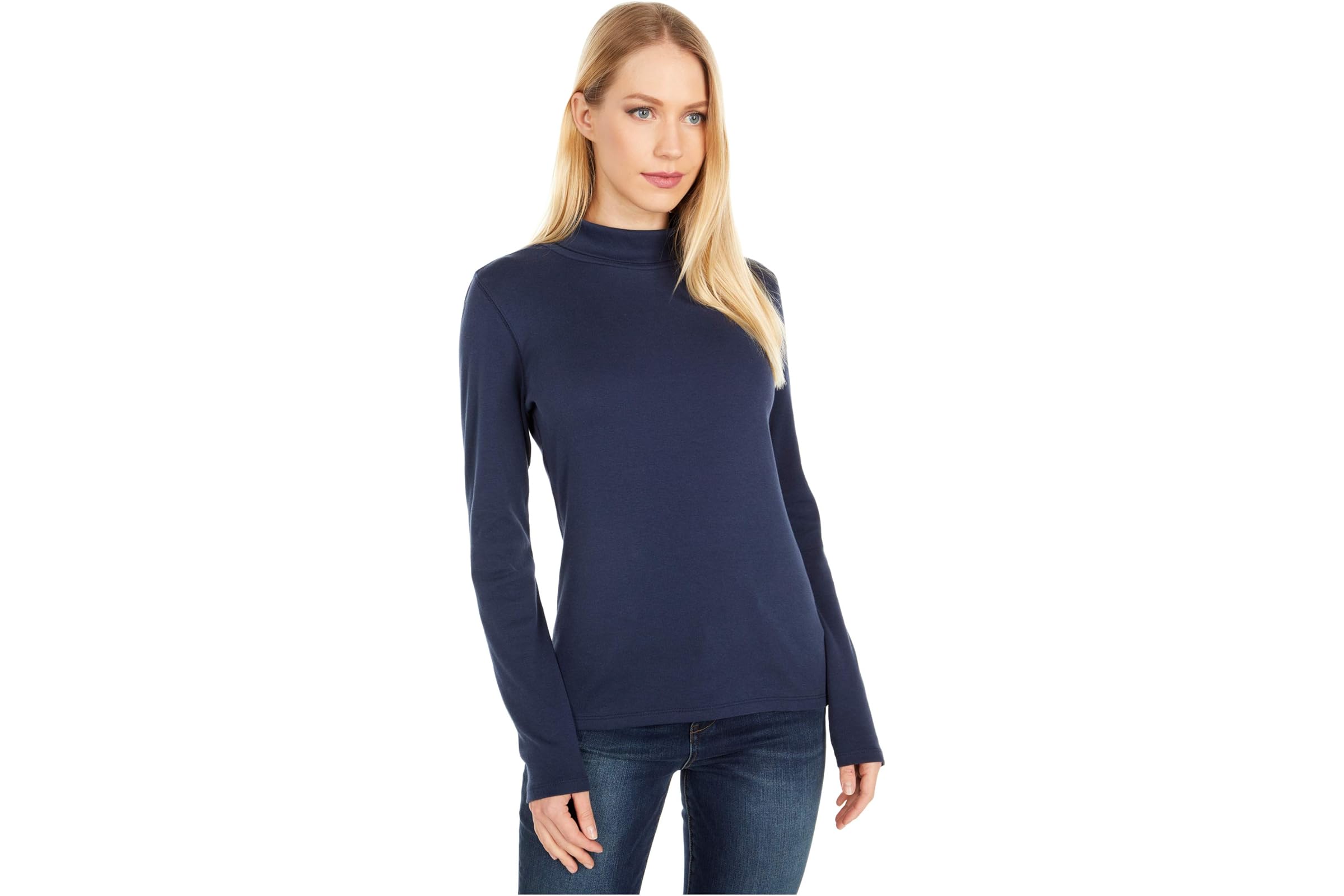 Lilla P Long Sleeve Turtleneck Tee