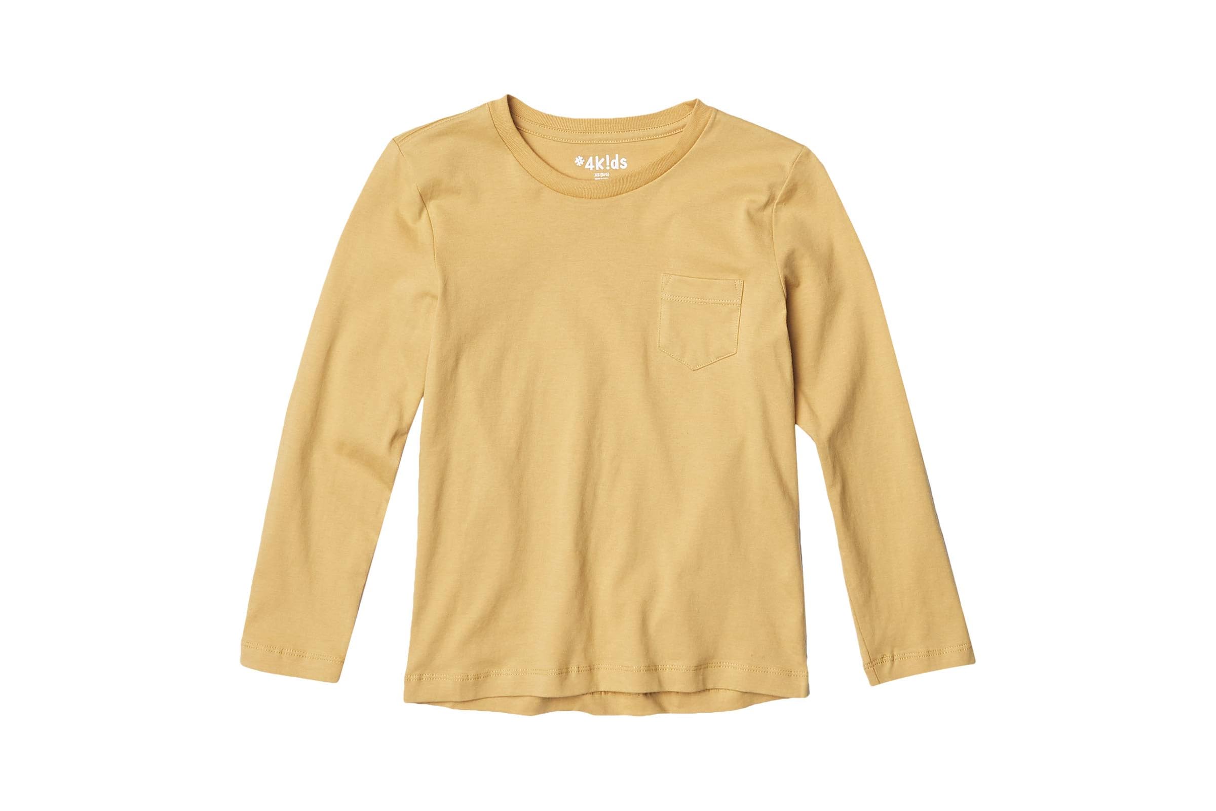 4kids Essential Pocket Long Sleeve T-Shirt (Little Kids/Big Kids)