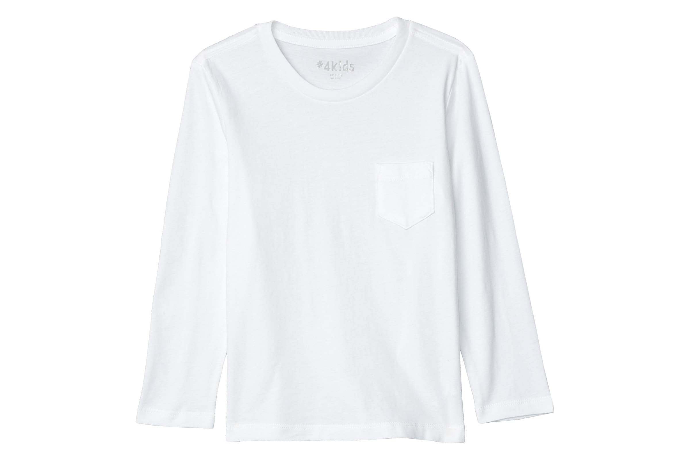 4kids Essential Pocket Long Sleeve T-Shirt (Little Kids/Big Kids)