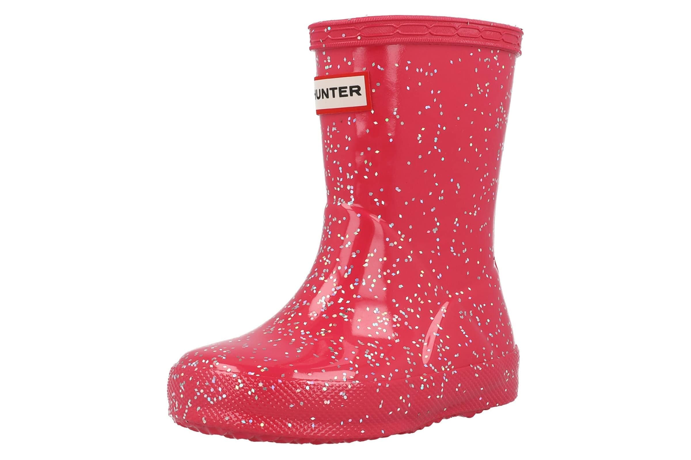 Hunter Kids Original First Classic Giant Glitter Wellington Boots (Toddler/Little Kid)