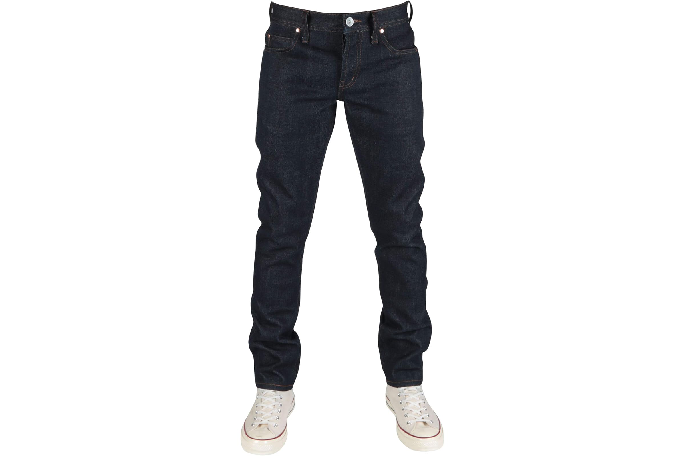 The Unbranded Brand Tight Fit 21 oz Heavyweight Selvedge Denim in Indigo