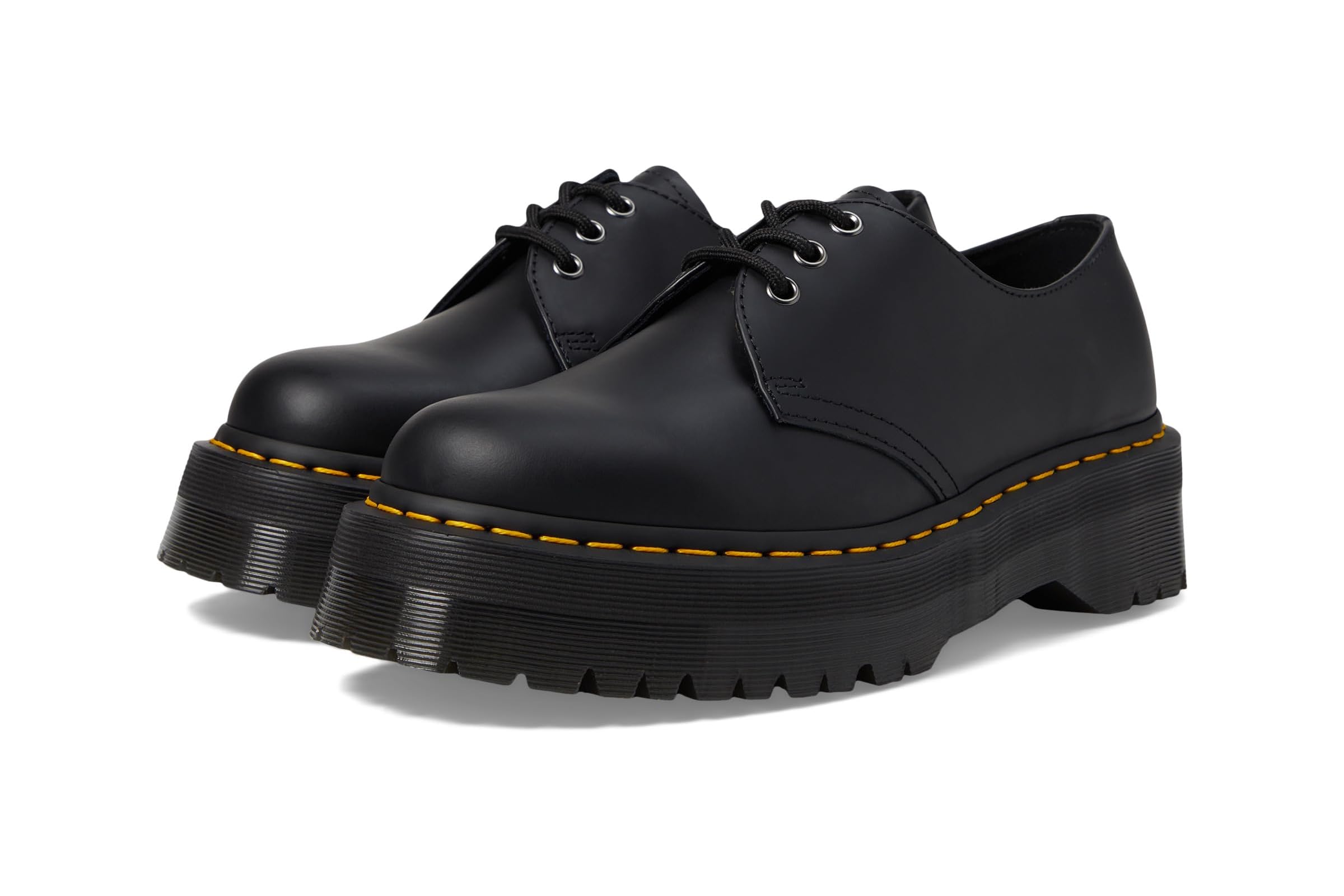 Dr Martens 1461 Quad Smooth Leather Platform Shoes 35390₽