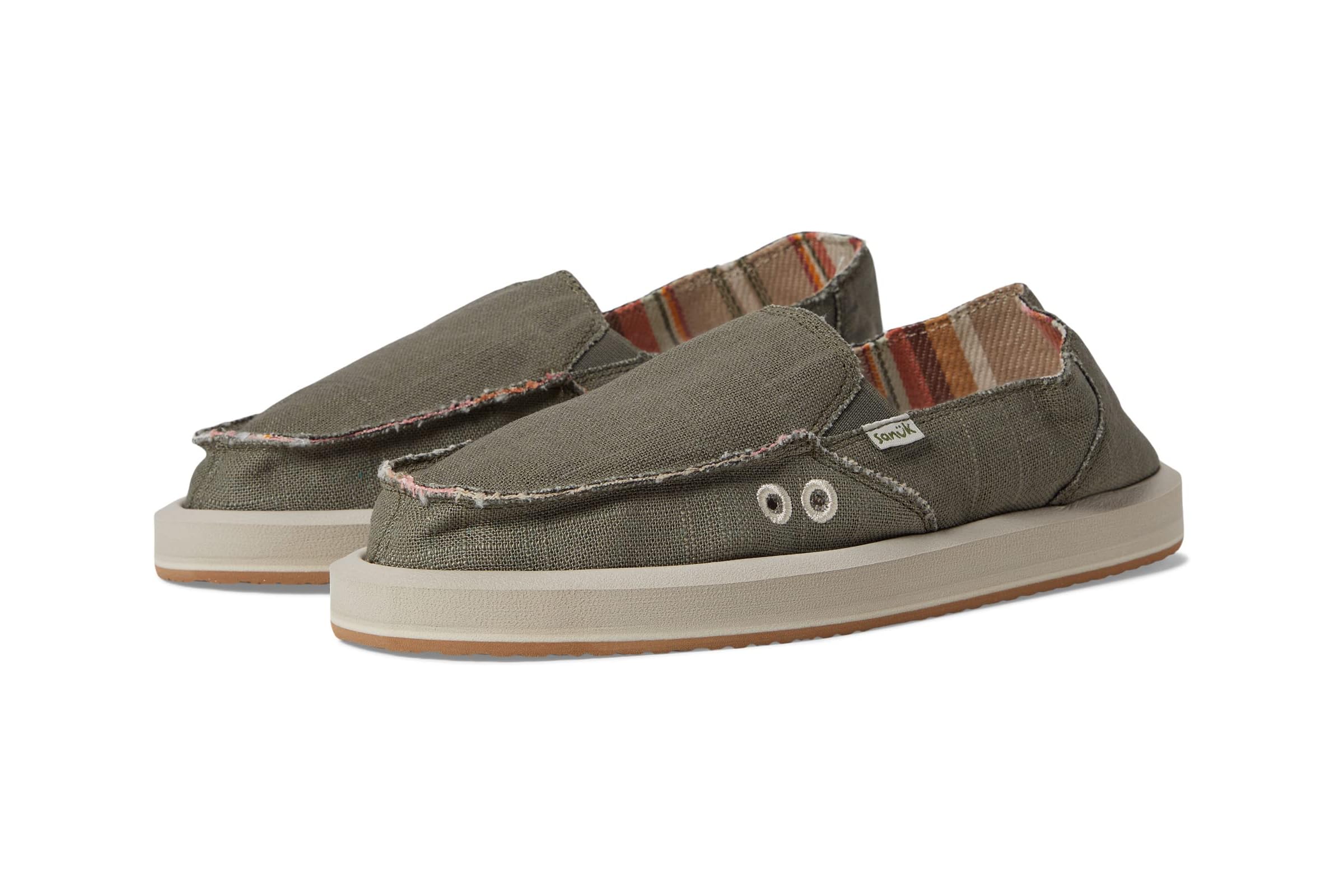 Женские кроссовки Sanuk Donna Soft Top Hemp 10190₽