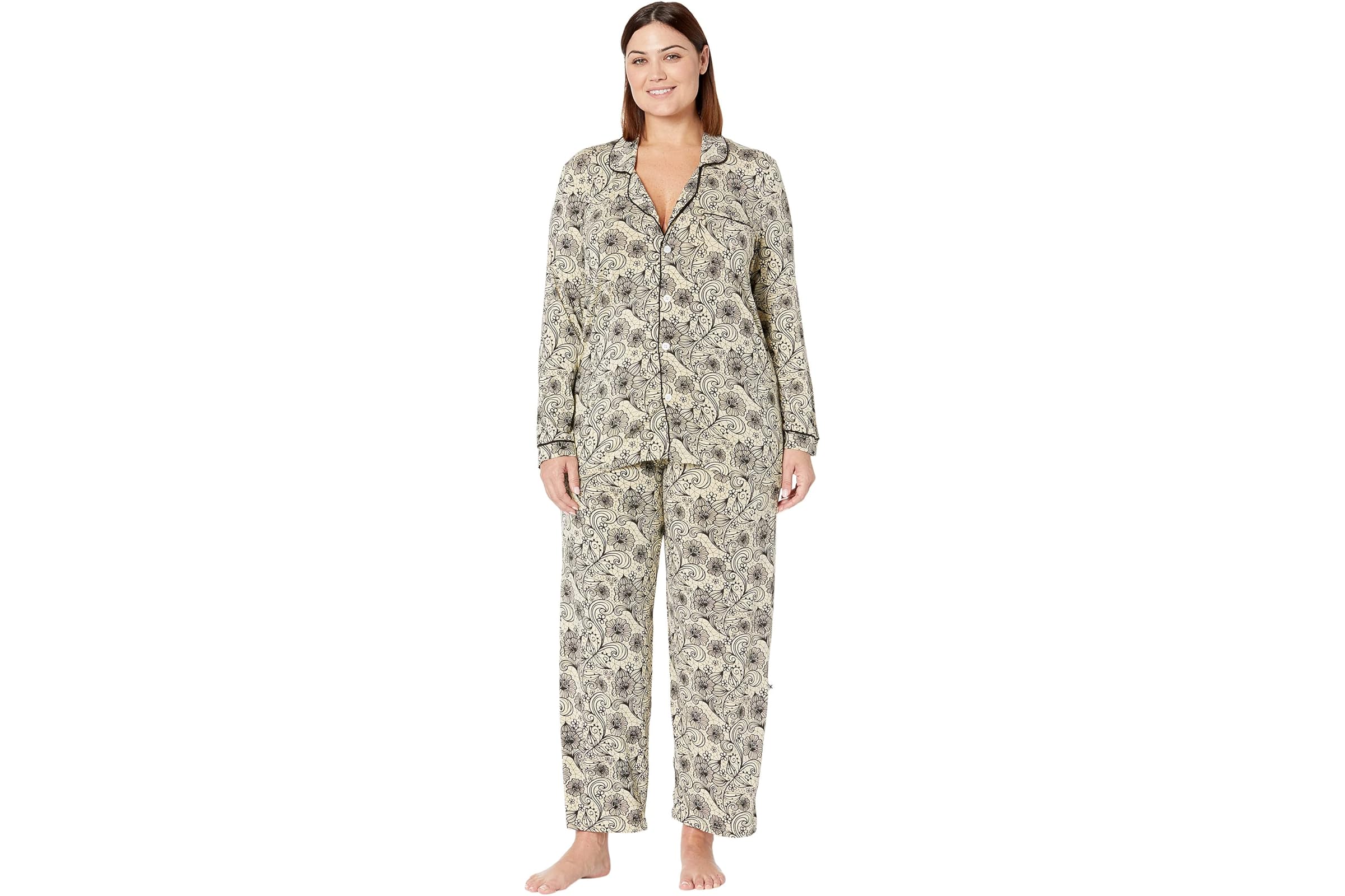 Kickee Pants Collared Pajama Set 6590₽