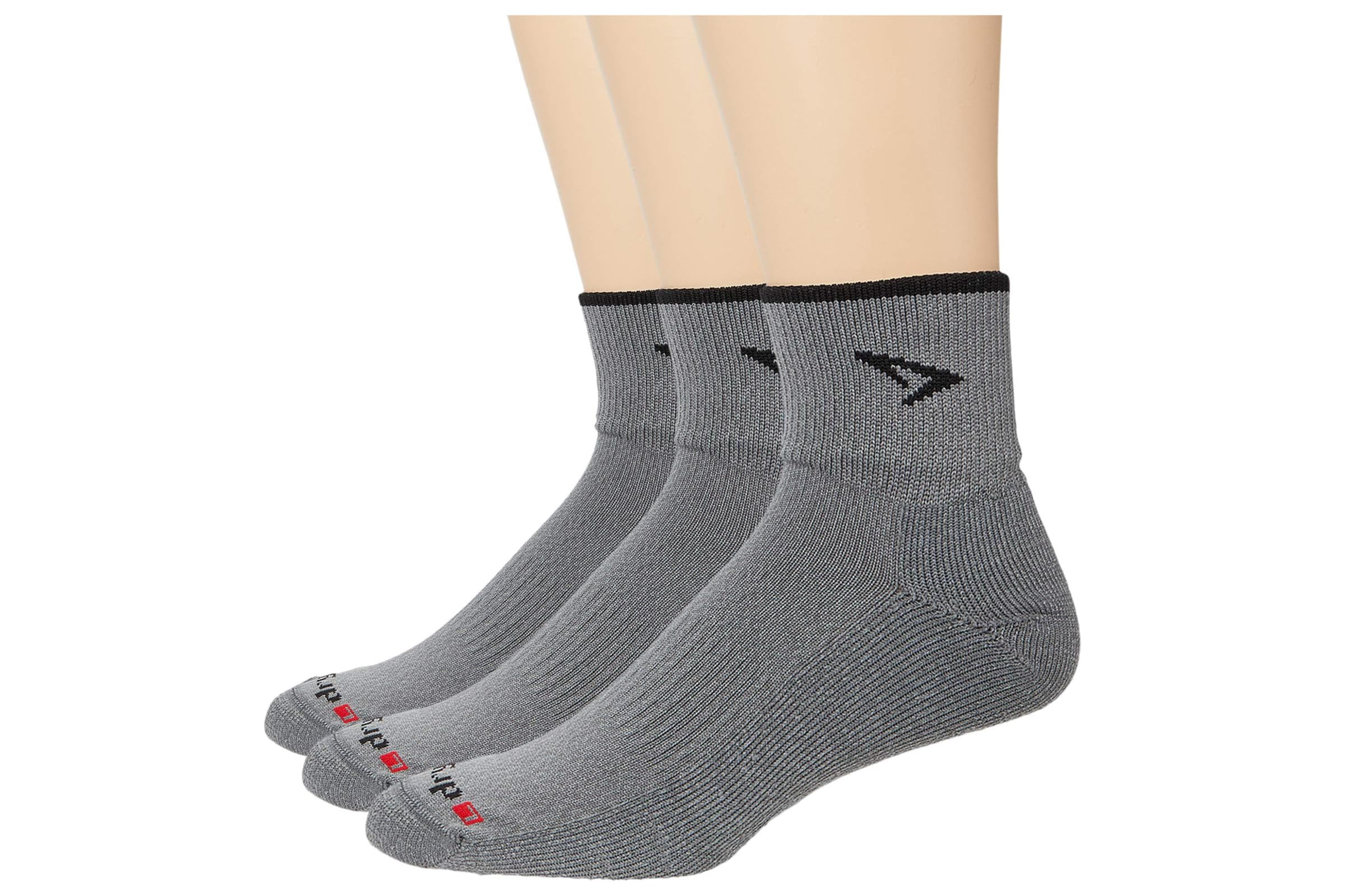 Drymax Trail Running 1/4 Crew Turndown Leg 3-Pack