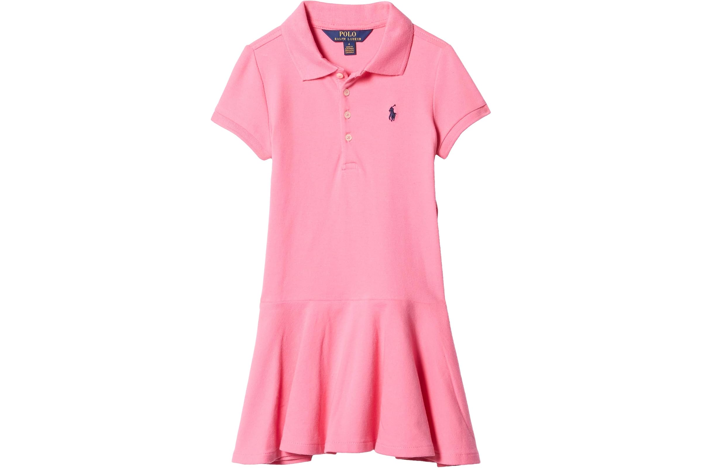 Polo Ralph Lauren Kids Short Sleeve Polo Dress (Little Kids)