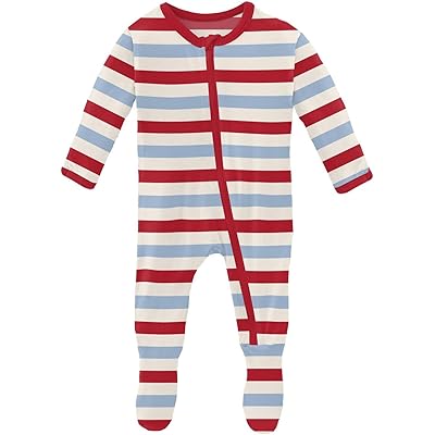 Пижама Kickee Pants Kids Print Footie with Zipper (Infant)