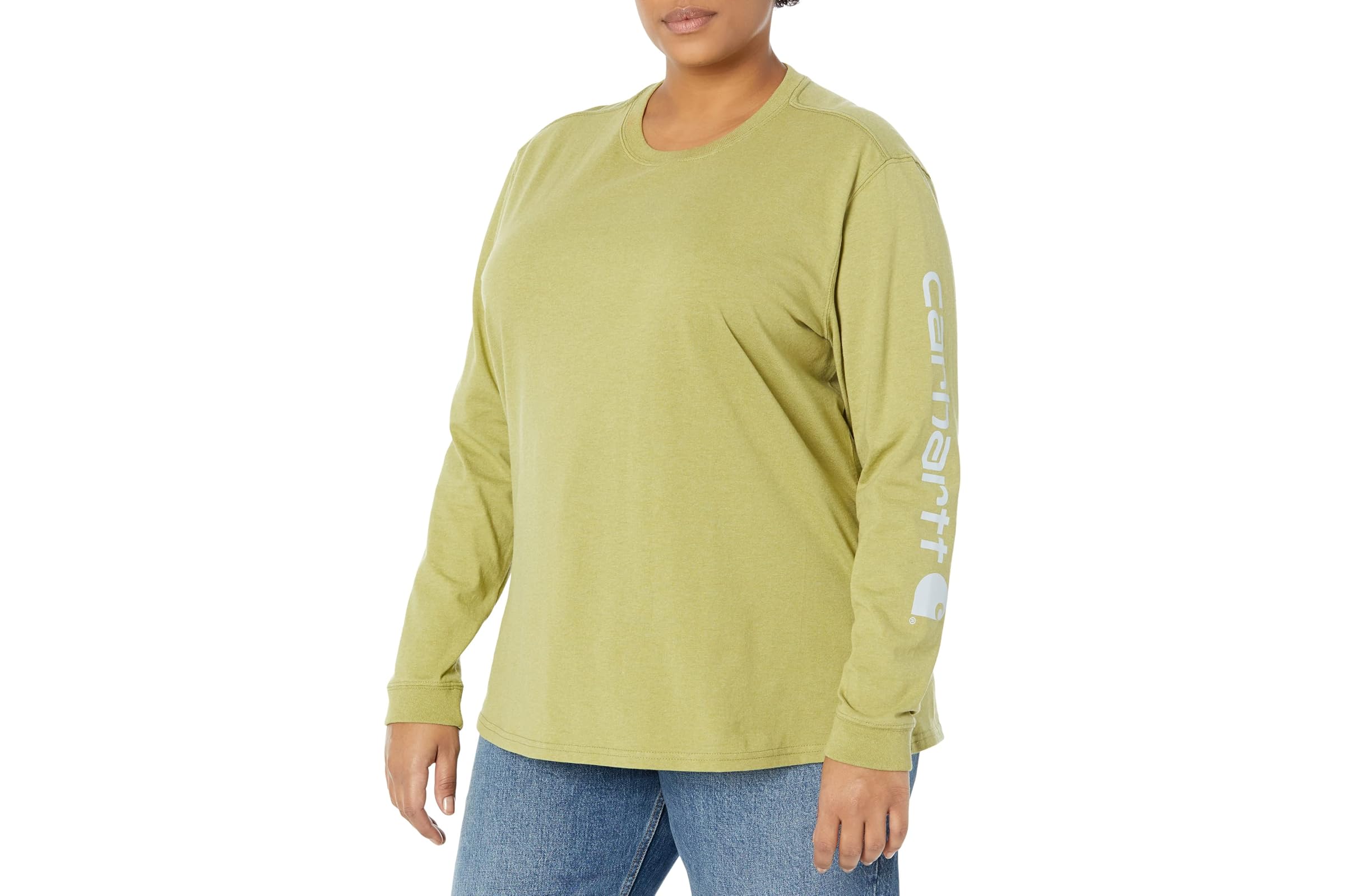 Carhartt Plus Size Loose Fit Long Sleeve Graphic T-Shirt