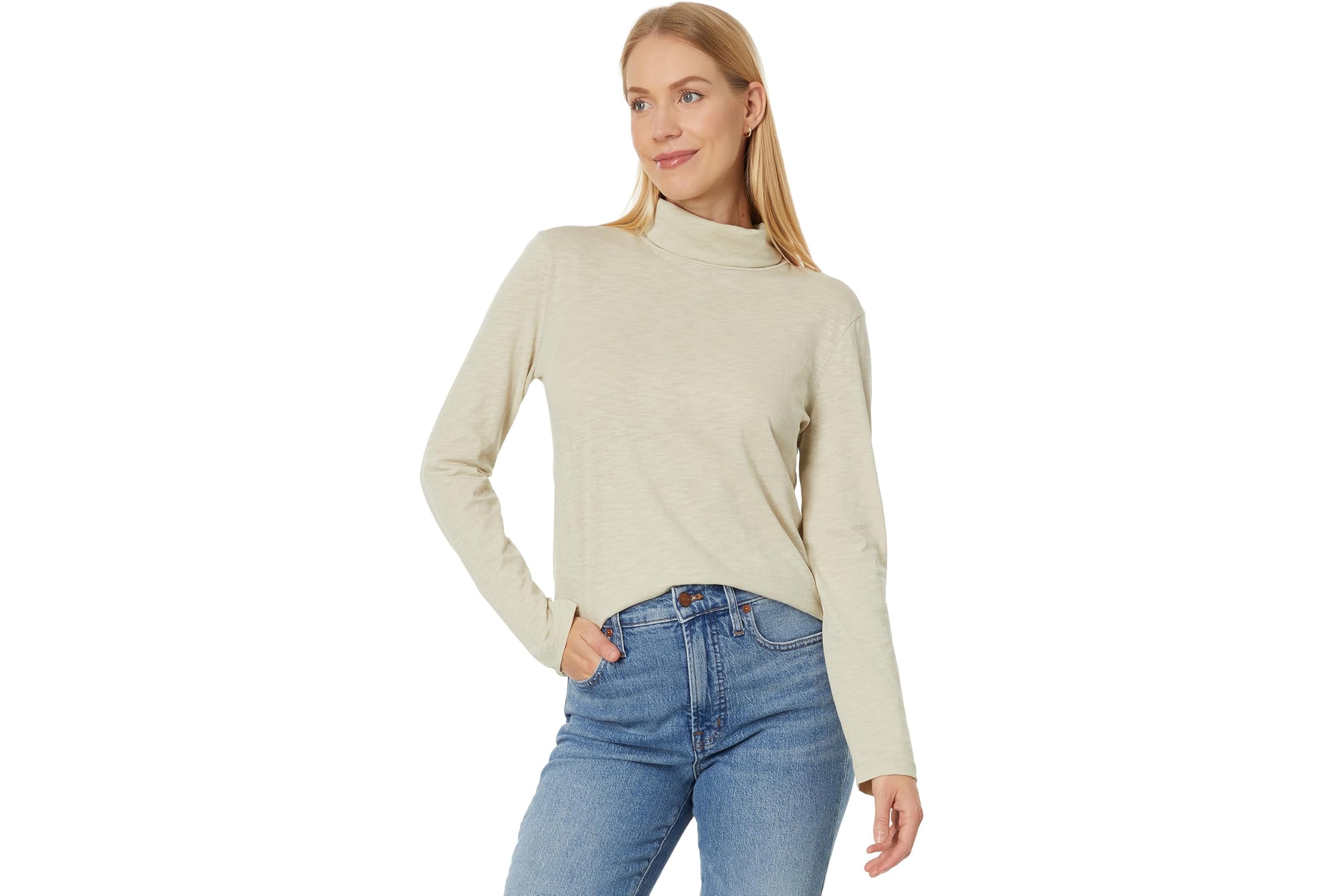 Madewell Whisper Cotton Turtleneck