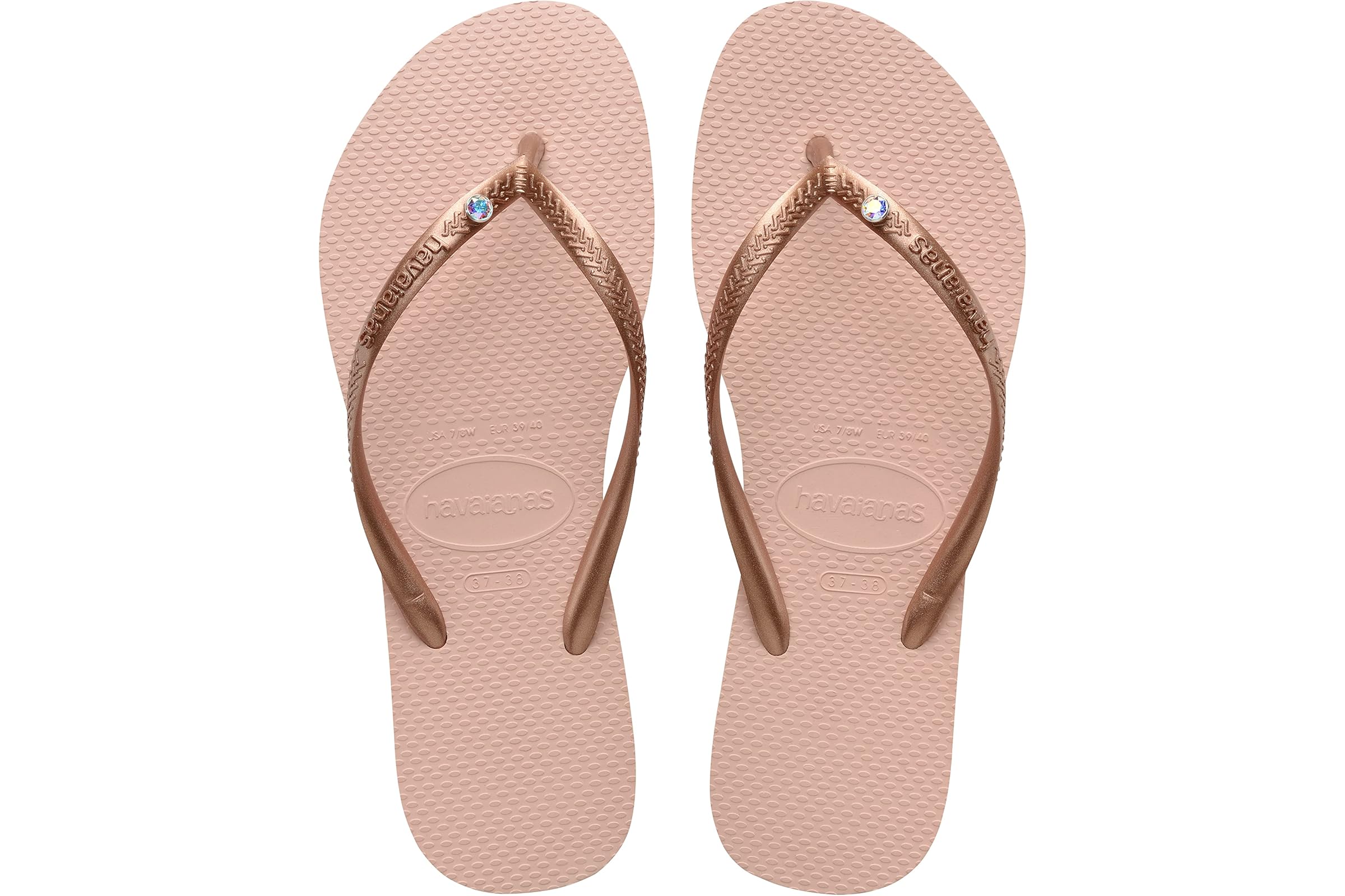 Havaianas Slim Crystal SW II Flip Flop Sandal