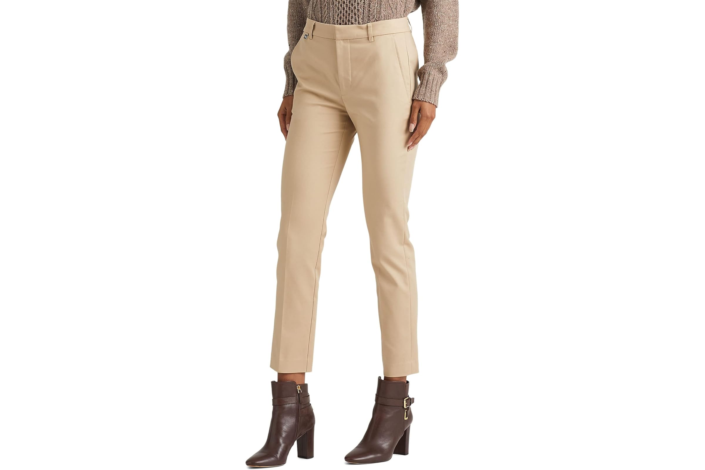 LAUREN Ralph Lauren Petite Stretch-Cotton Blend Pants