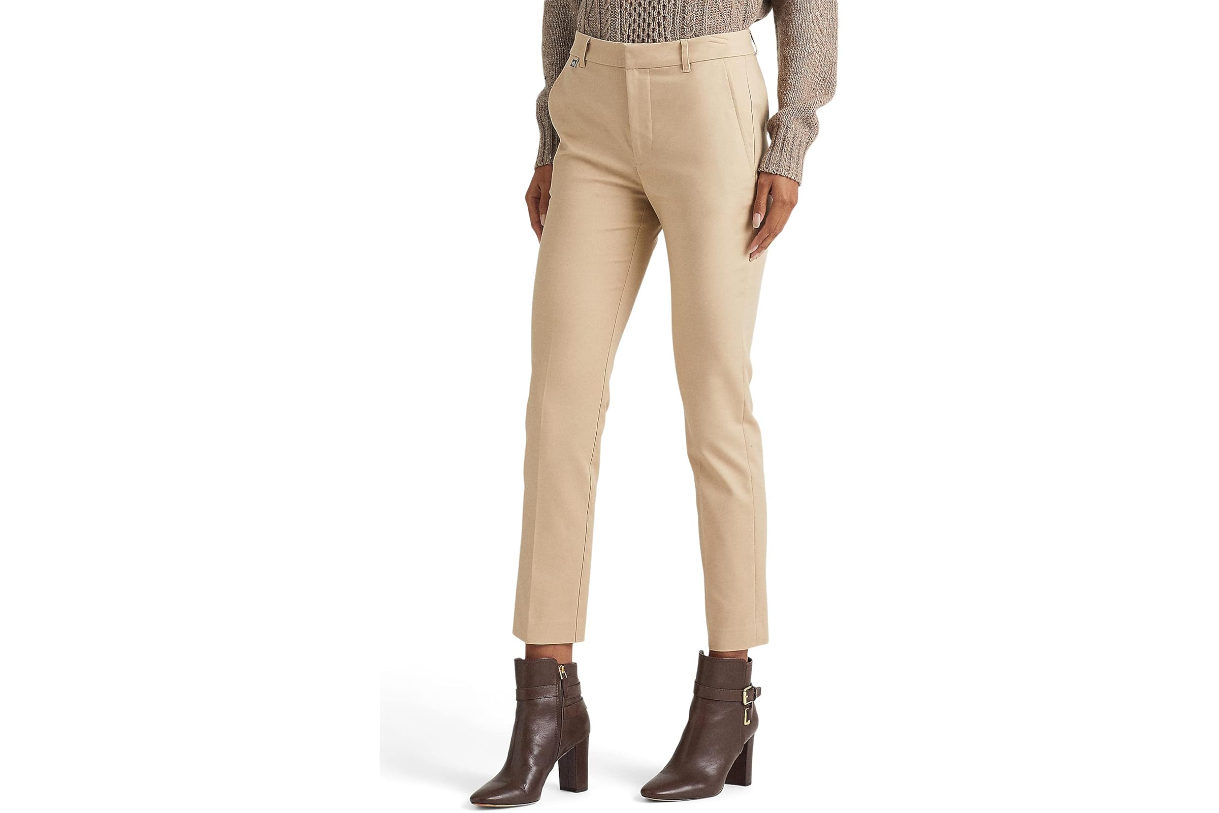 LAUREN Ralph Lauren Stretch Cotton Cropped Pants