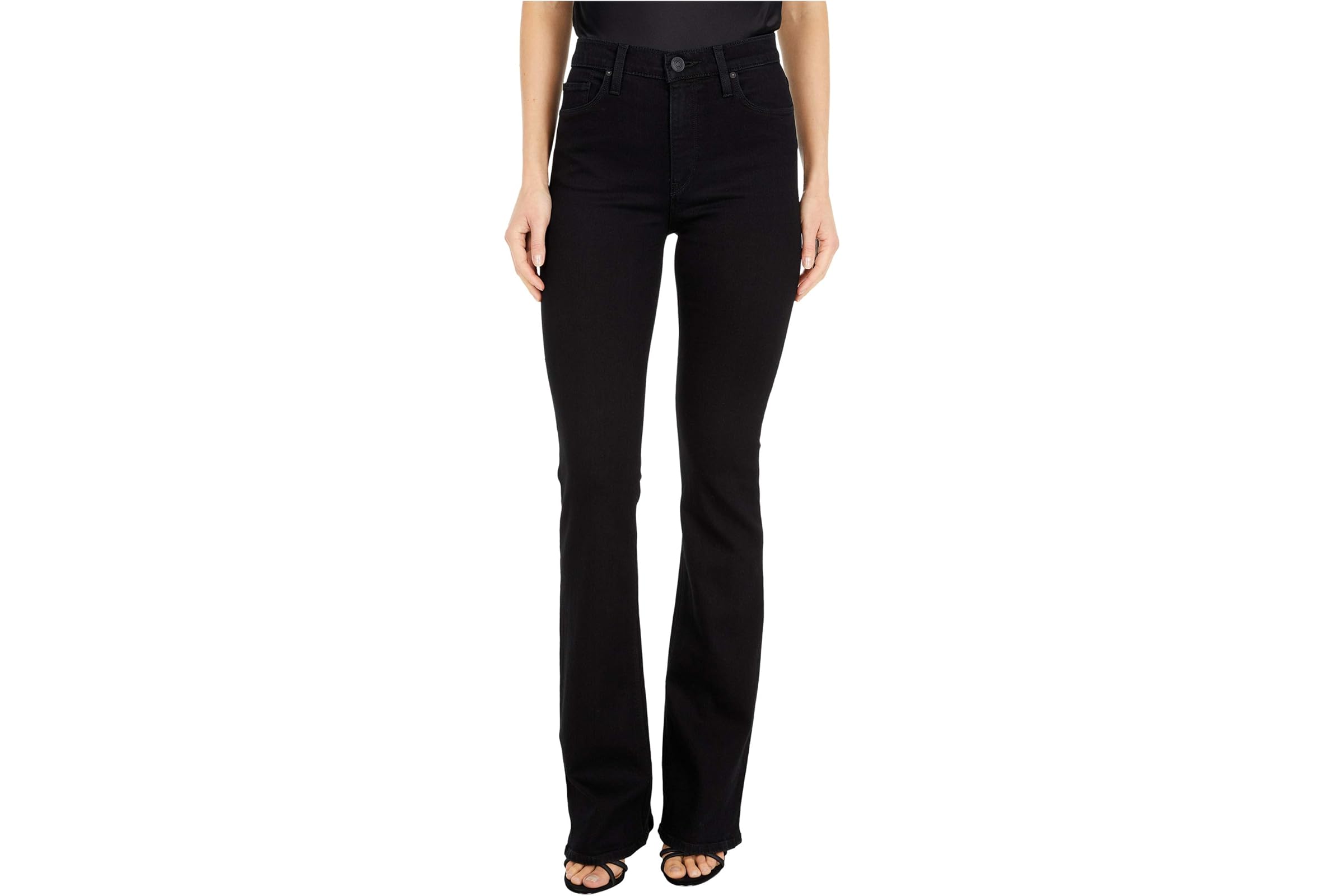 Hudson Jeans Barbara High-Waisted Bootcut in Black