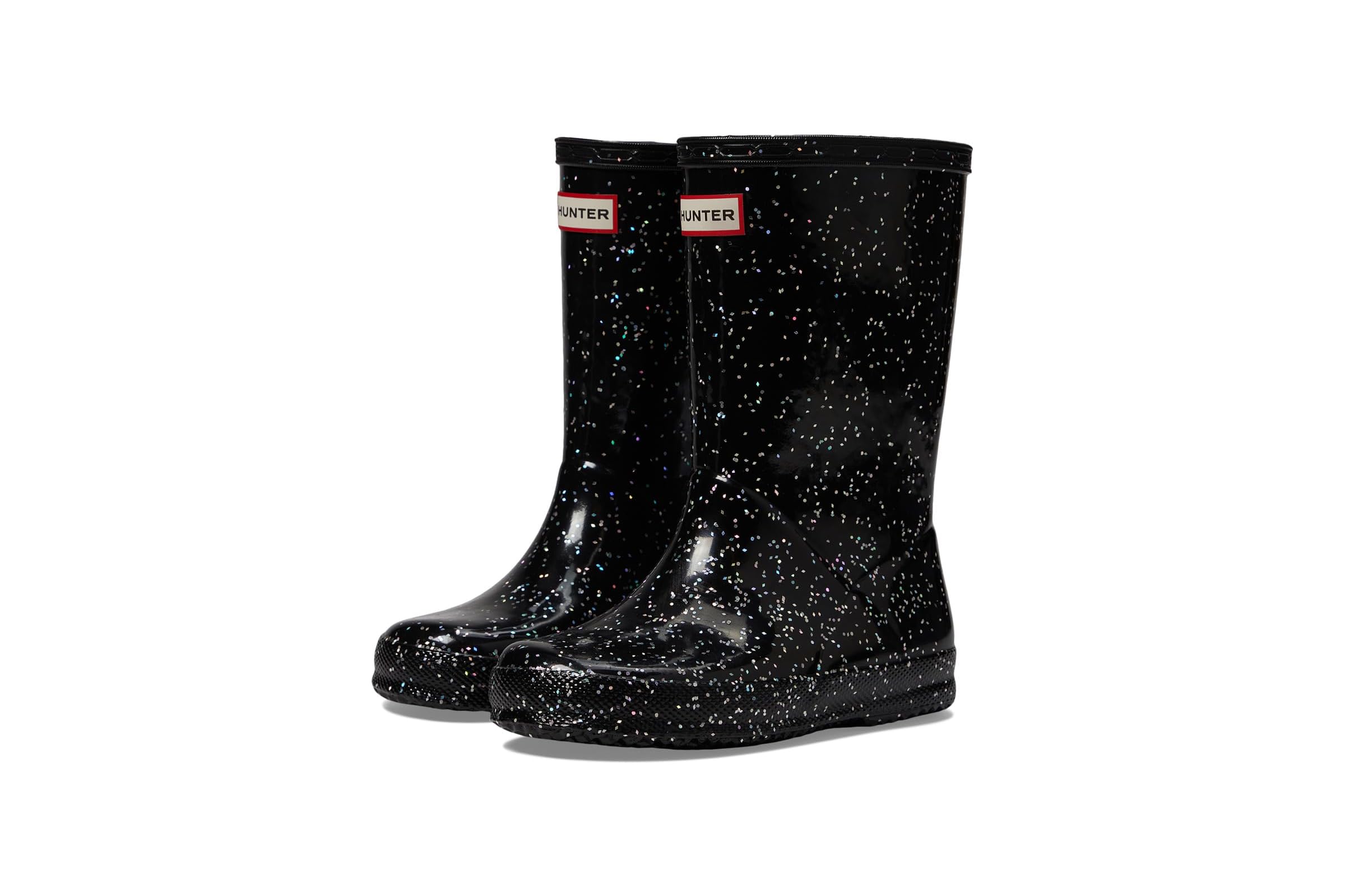 Hunter Kids Original First Classic Giant Glitter Wellington Boots (Toddler/Little Kid)