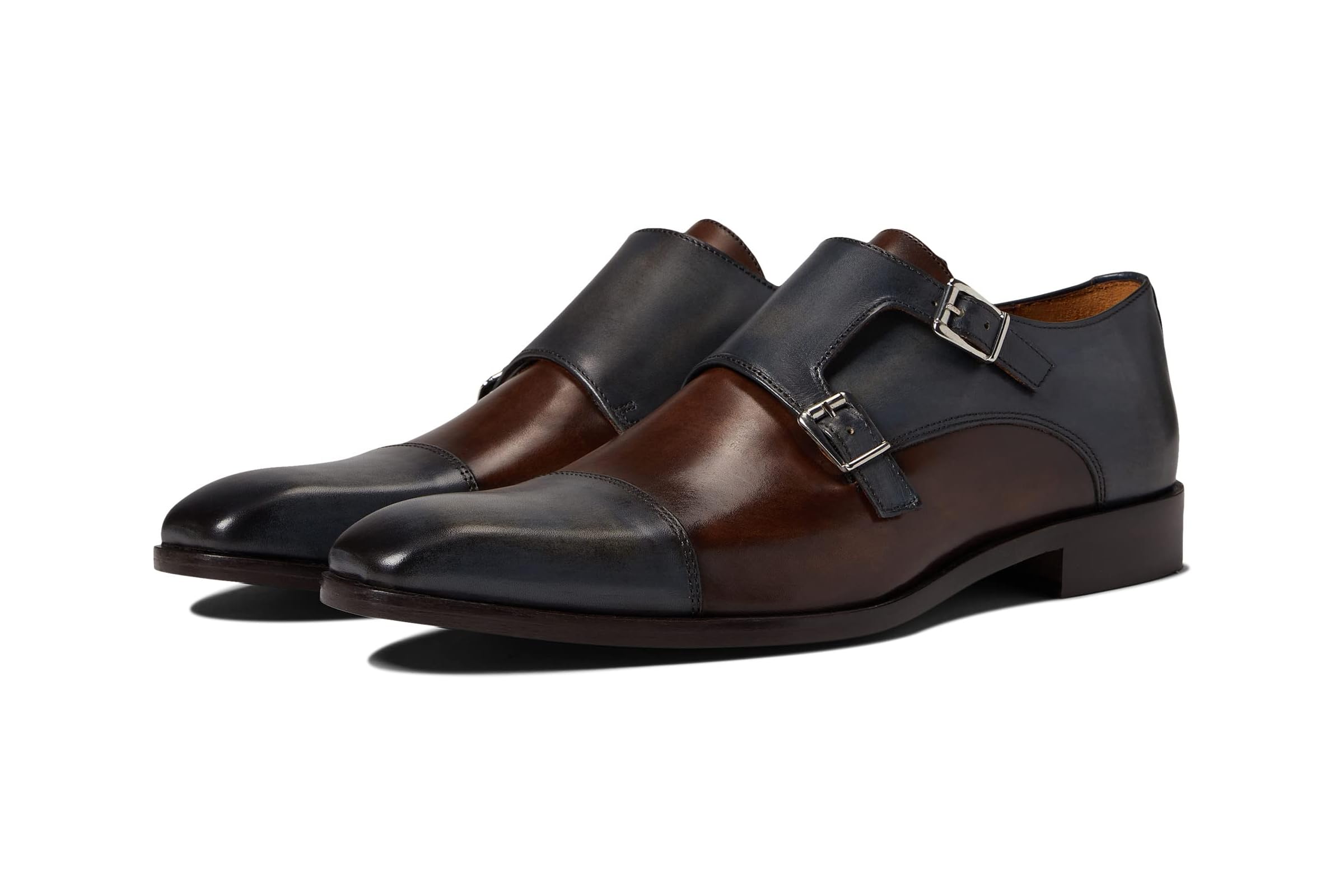 Massimo Matteo Two-Tone Double Monk