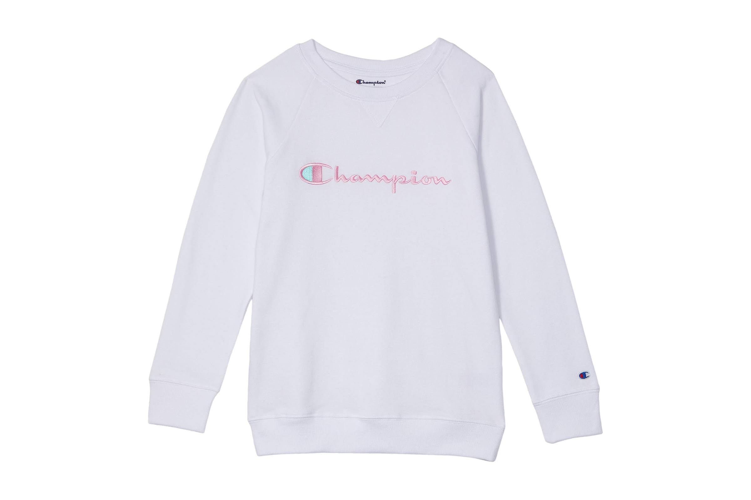 Champion Kids Embroidered Classic Script Crew (Big Kids)