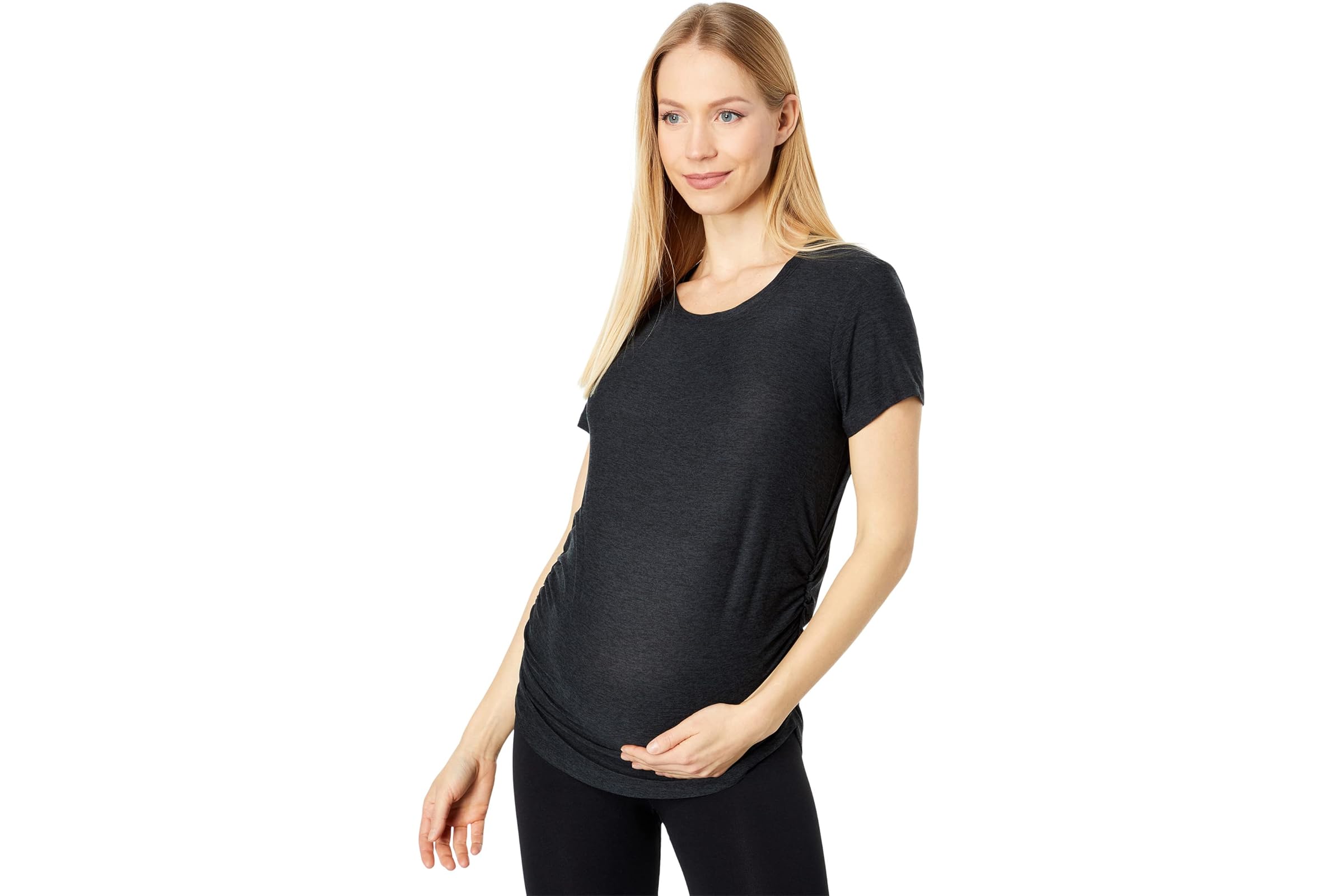 Beyond Yoga Lightweight Spacedye Maternity On The Down Low Tee