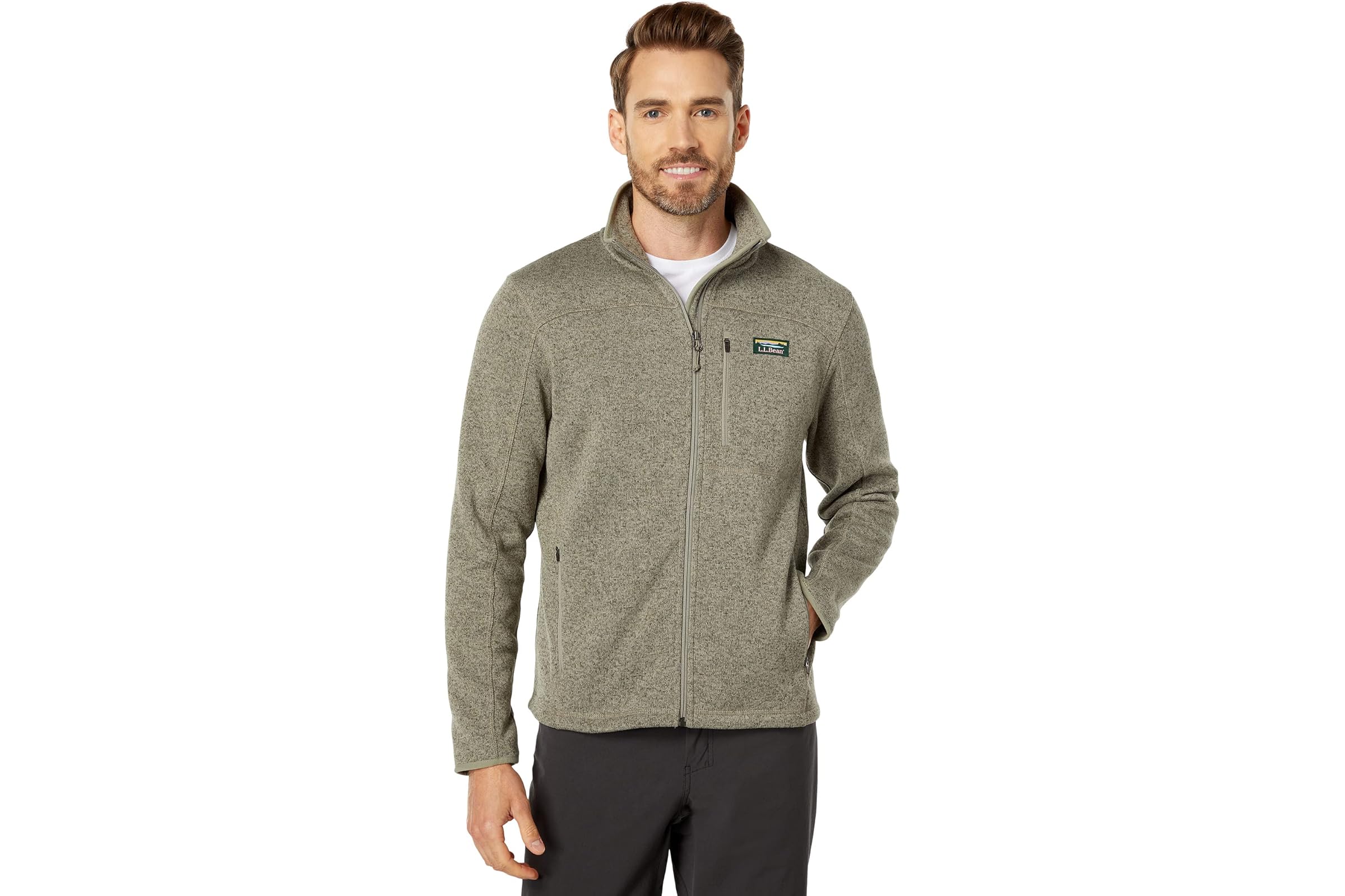 L.L.Bean Sweater Fleece Full Zip Jacket