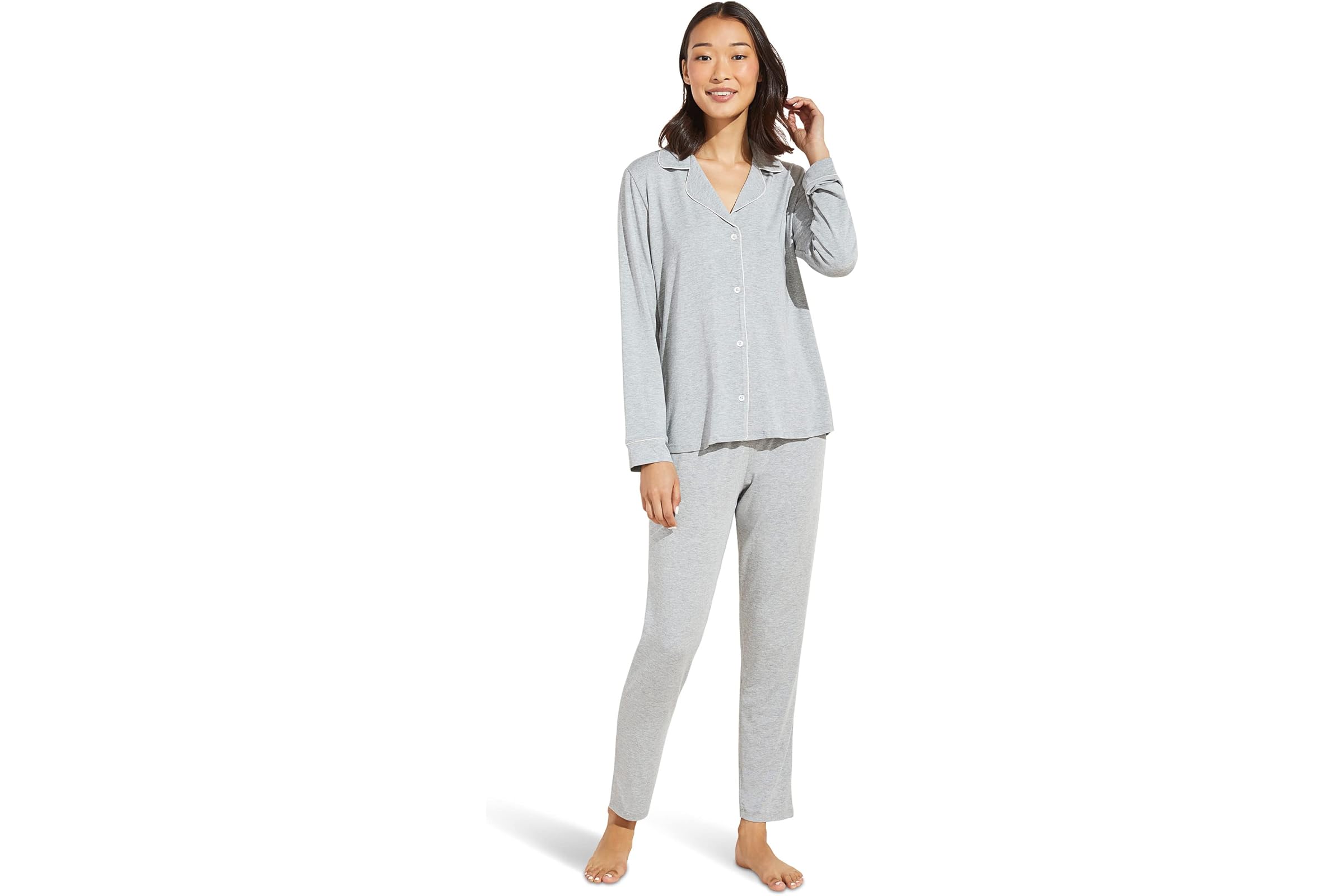 Eberjey Gisele Slim Tuxedo Pajama Set