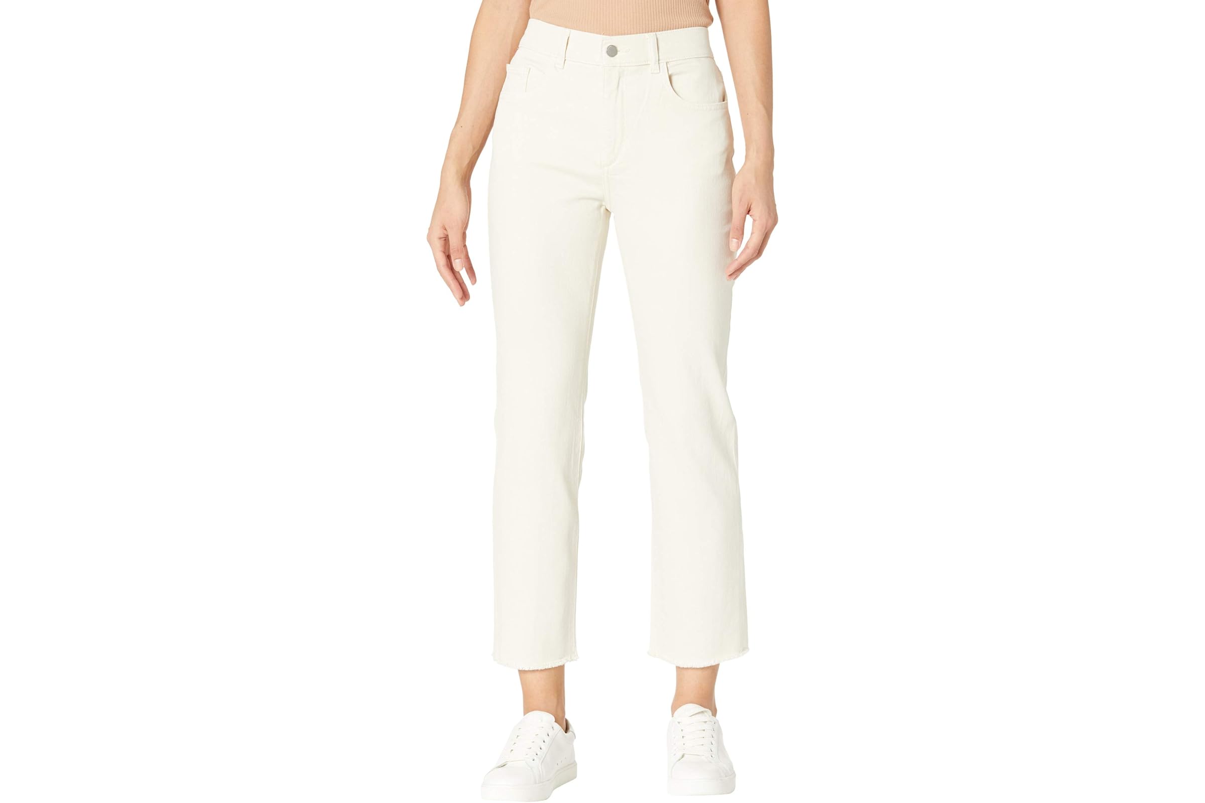 DL1961 Patti Straight High-Rise Vintage in Ecru