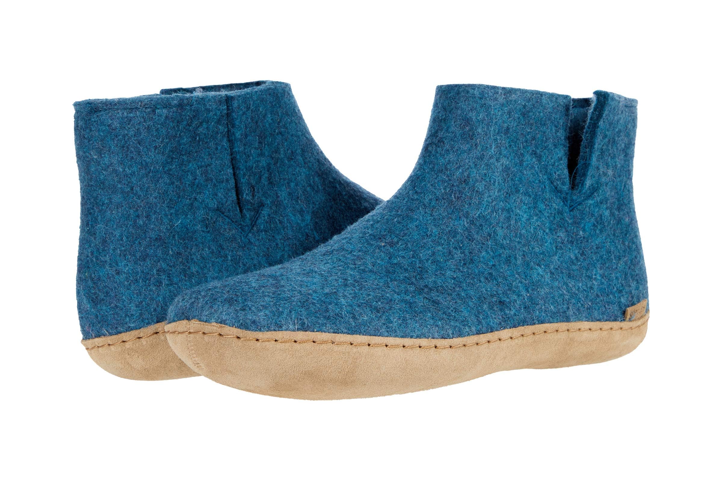 Тапочки Glerups Wool Boot Leather Outsole