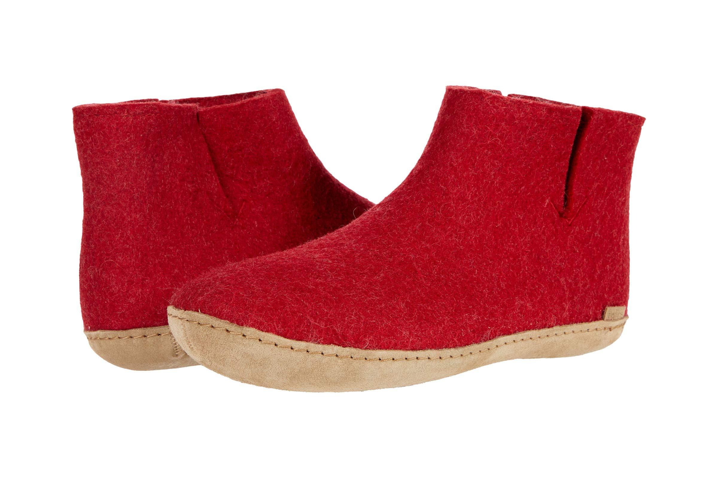 Тапочки Glerups Wool Boot Leather Outsole