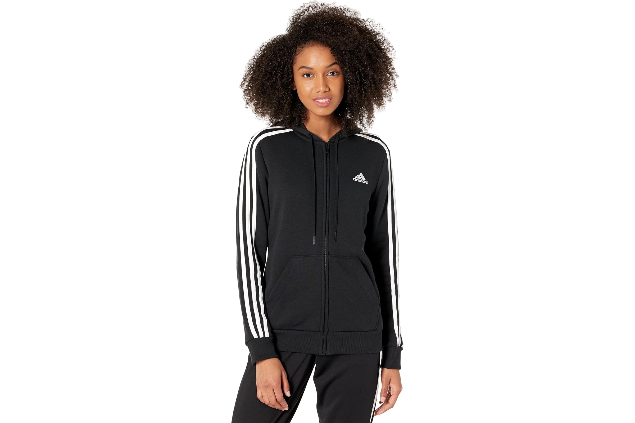 adidas 3-Stripes Fleece Full Zip Hoodie 6290₽