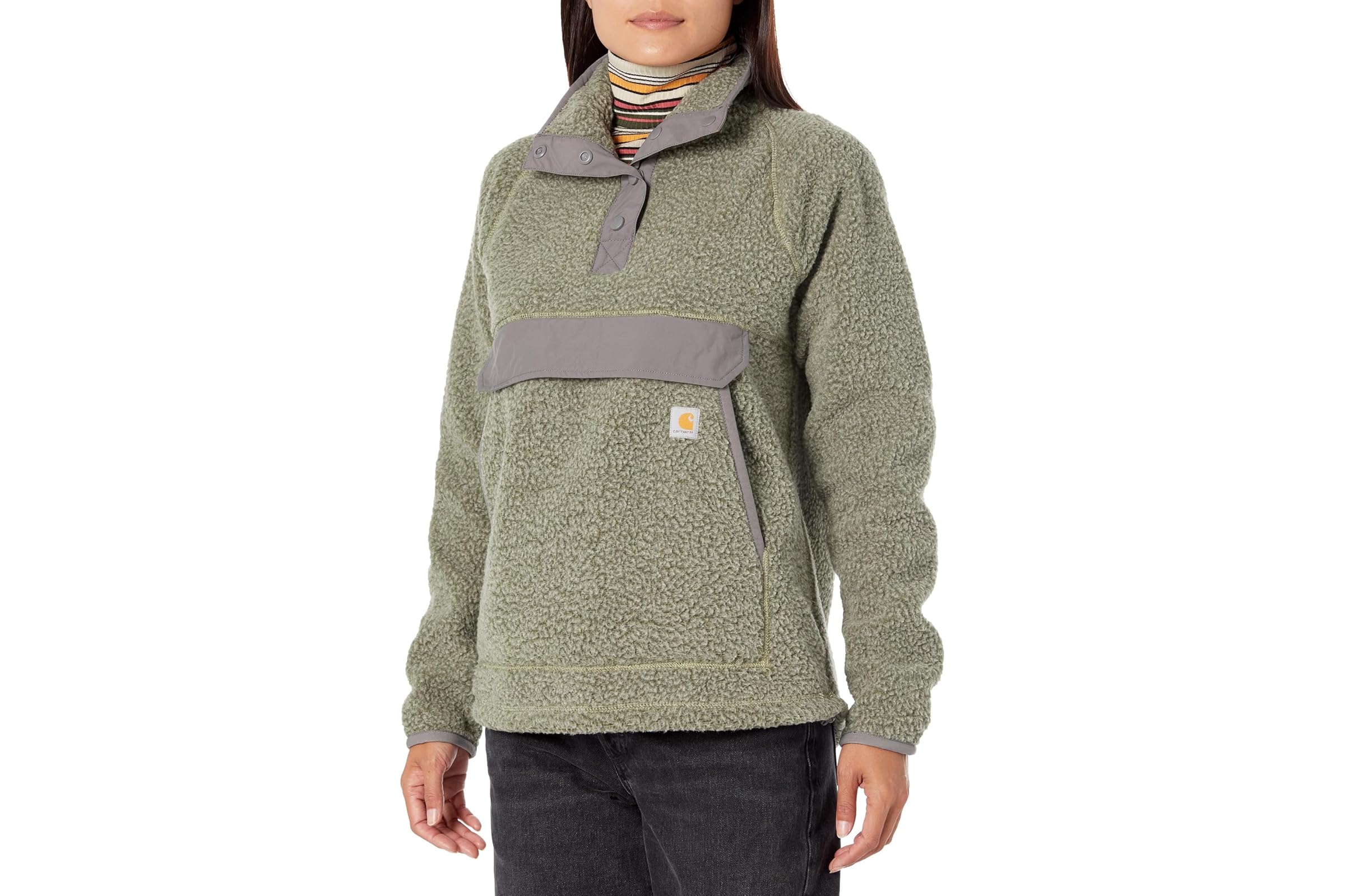 Carhartt Fleece 1/4 Snap Front Jacket