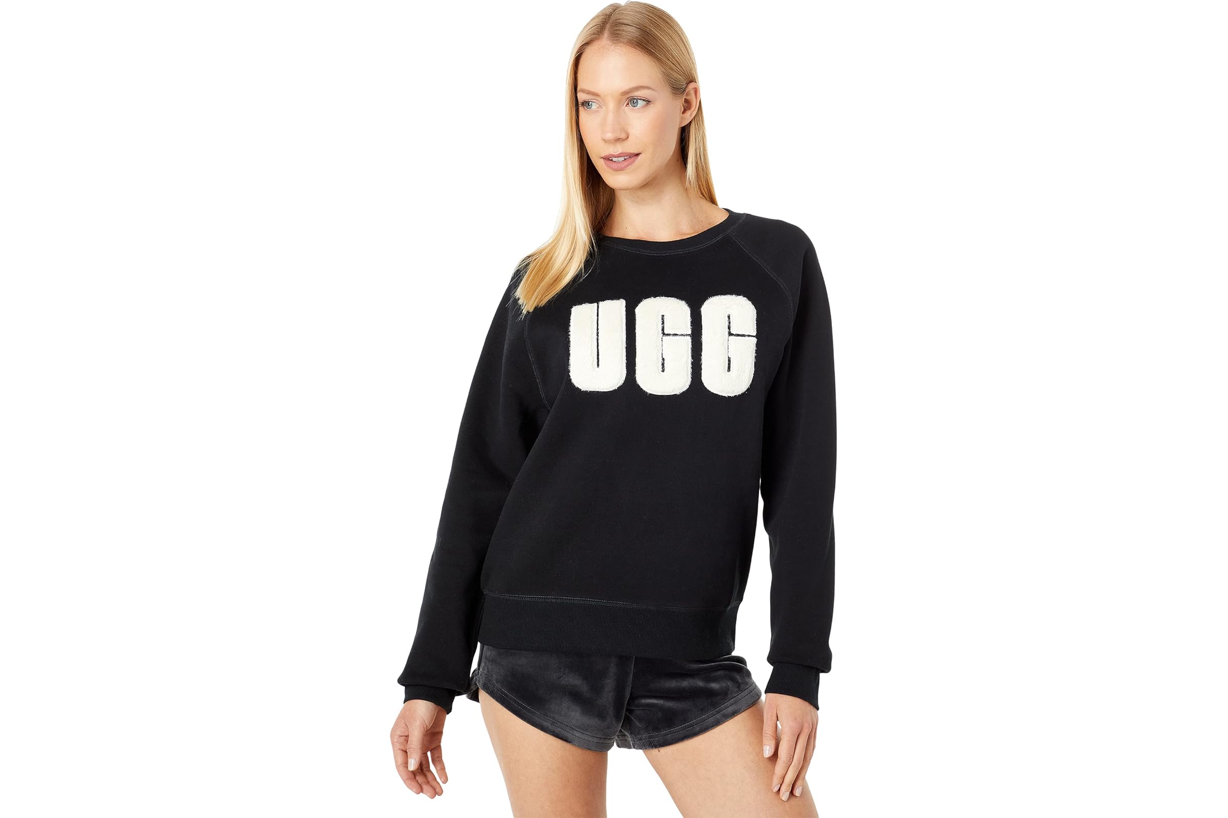 UGG Madeline Fuzzy Logo Crew Neck T-Shirt 17690₽