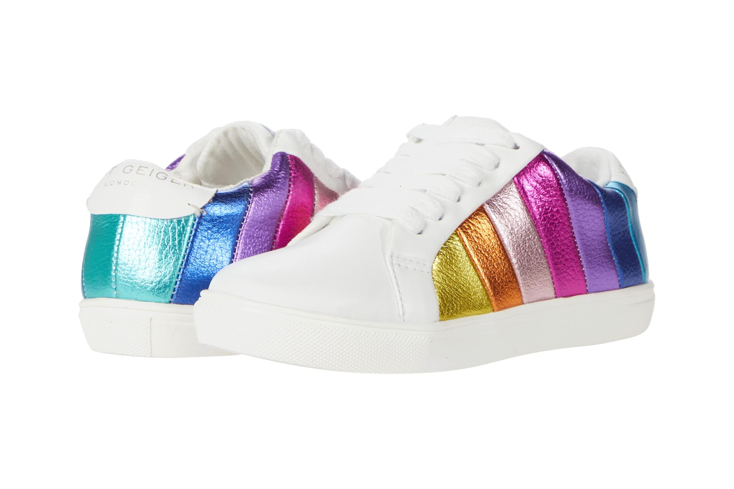 Женские кроссовки Kurt Geiger London Kids Mini Lane Stripe (Toddler/Little Kid/Big Kid)