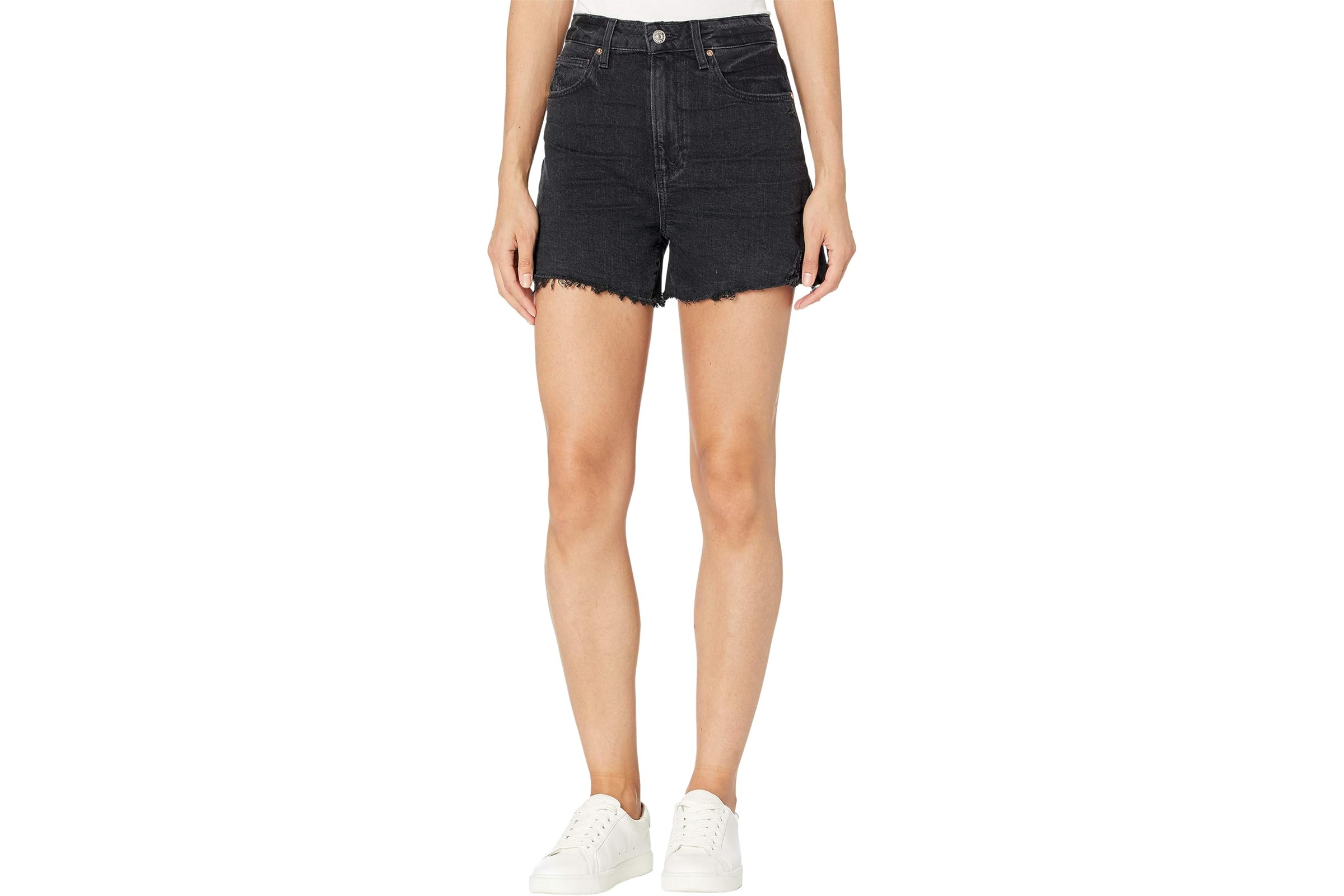 Paige Dani Shorts in Dark Raven Destructed