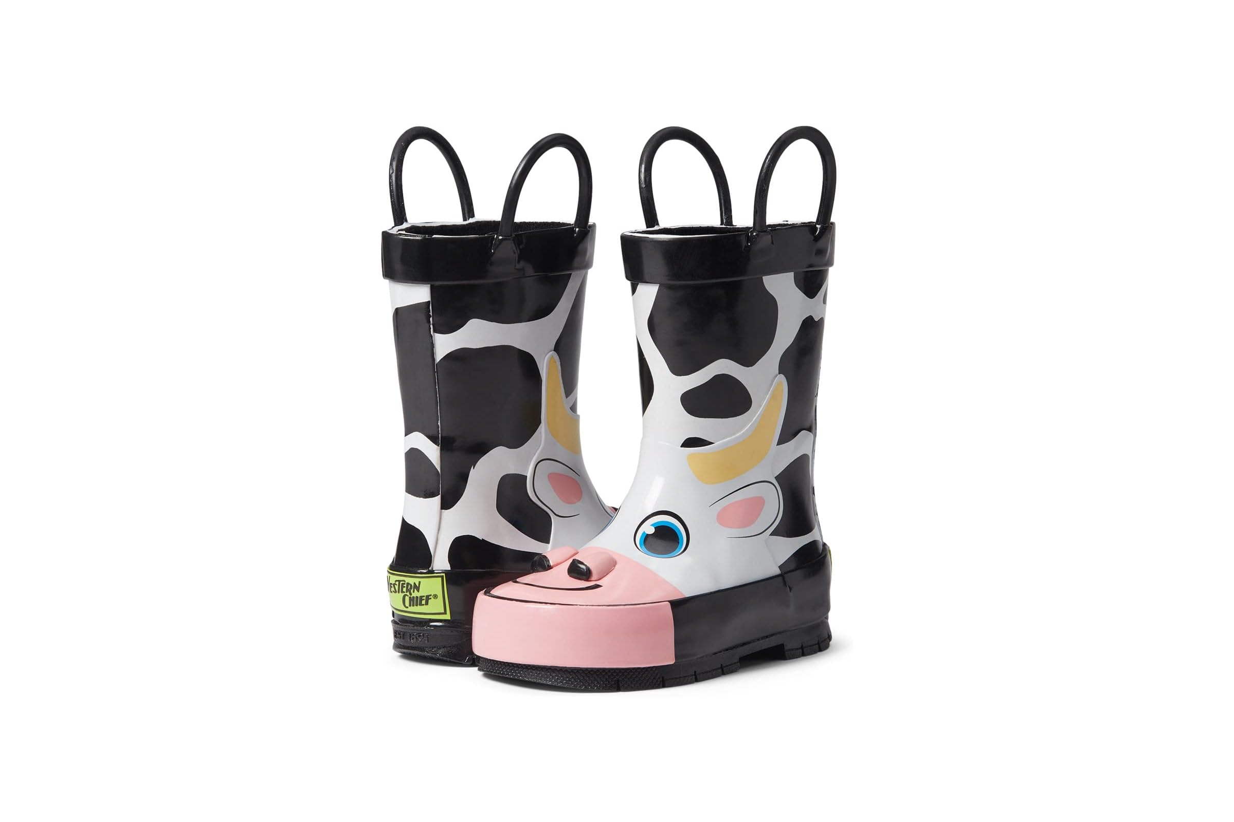 Western Chief Kids Colbie Cow Tread Loop Boot (Toddler/Little Kid/Big Kid)