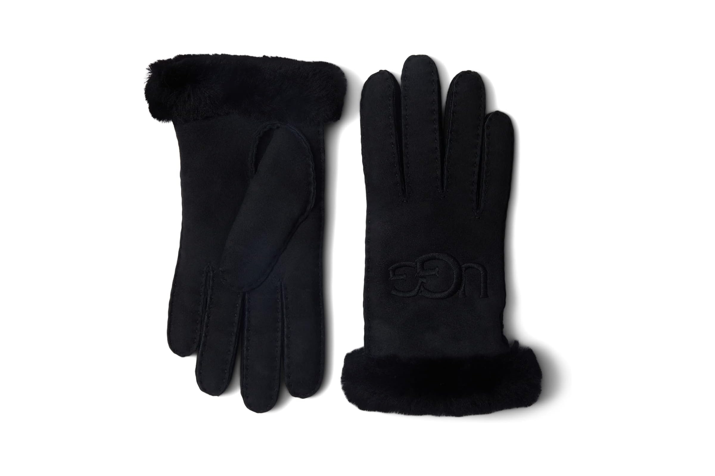 UGG Embroidered Water Resistant Sheepskin Gloves with Tech Palm 28590₽