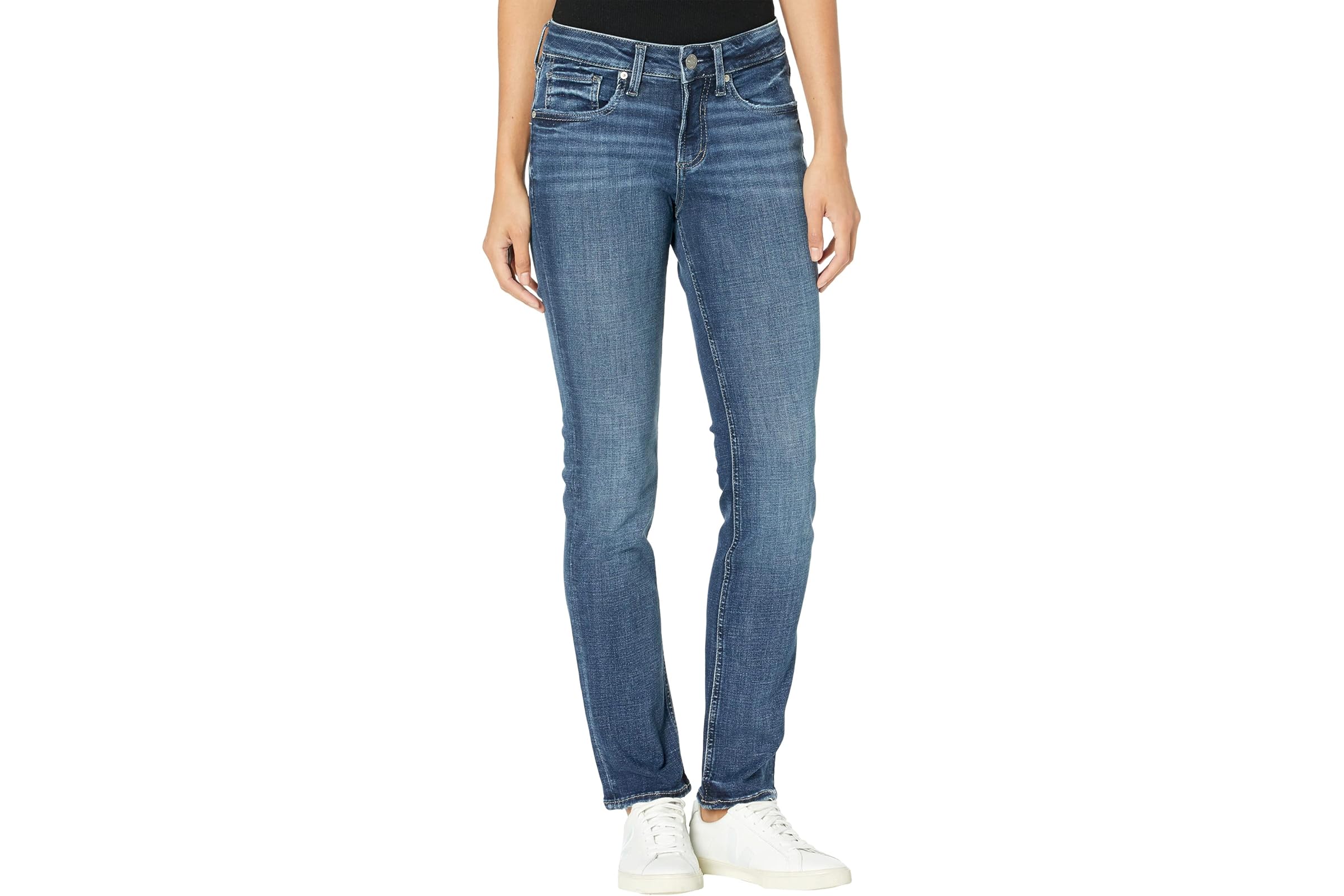 Silver Jeans Co Suki Mid-Rise Straight Leg Jeans L93413ECF305 10490₽