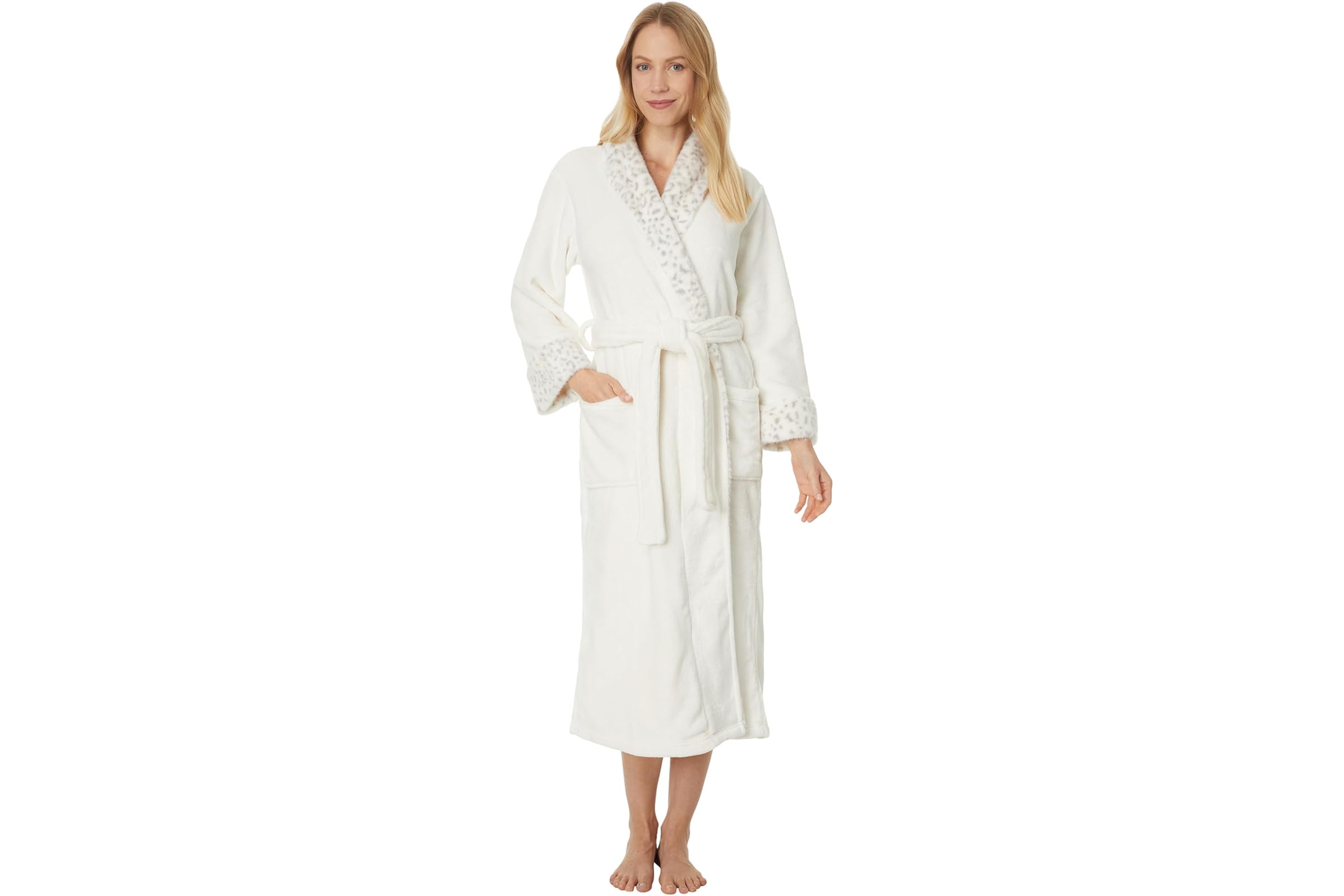 N by Natori Plush Lynx Robe 13090₽