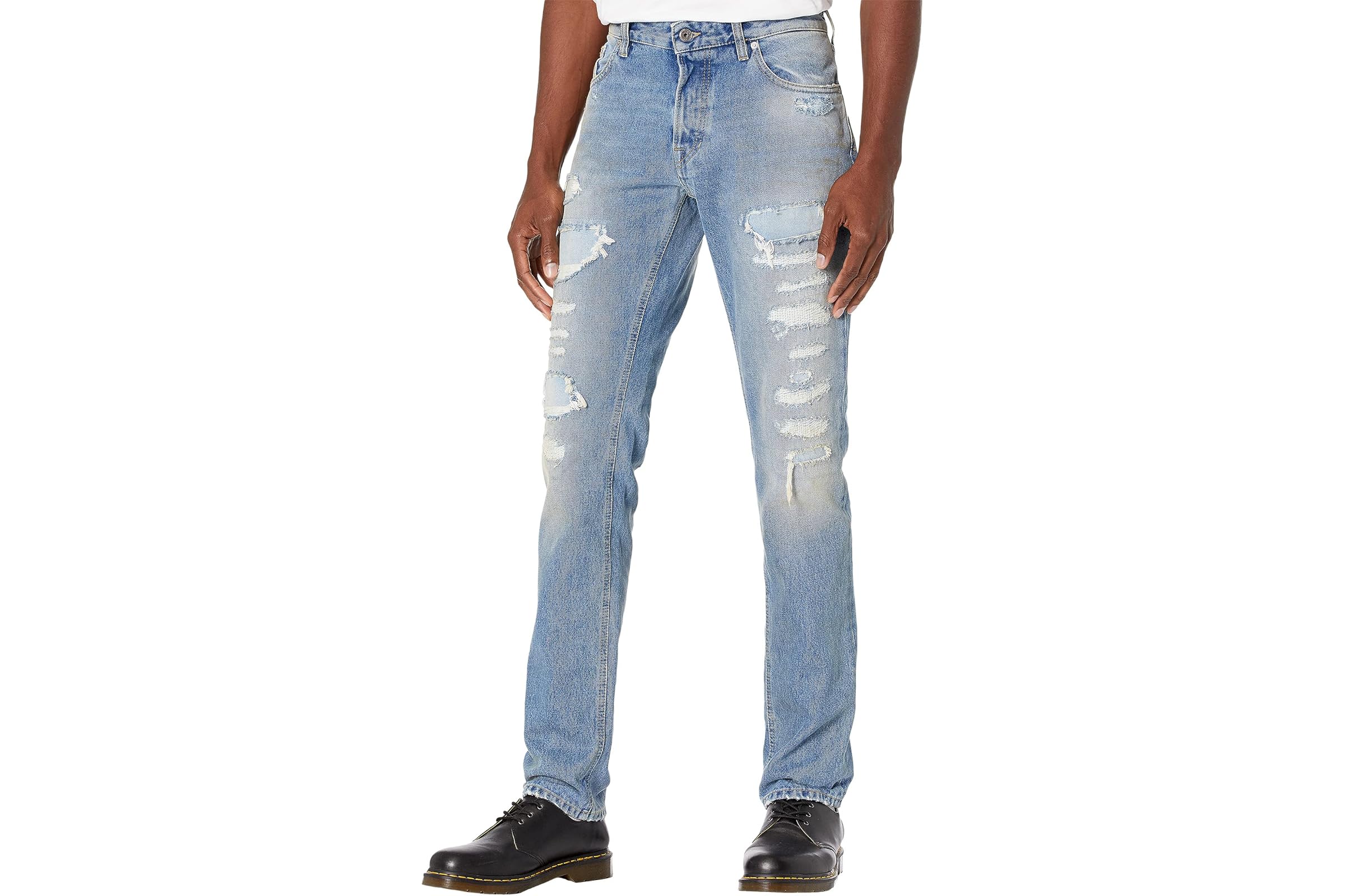 Just Cavalli Just Slim Fit Distressed Denim 23790₽