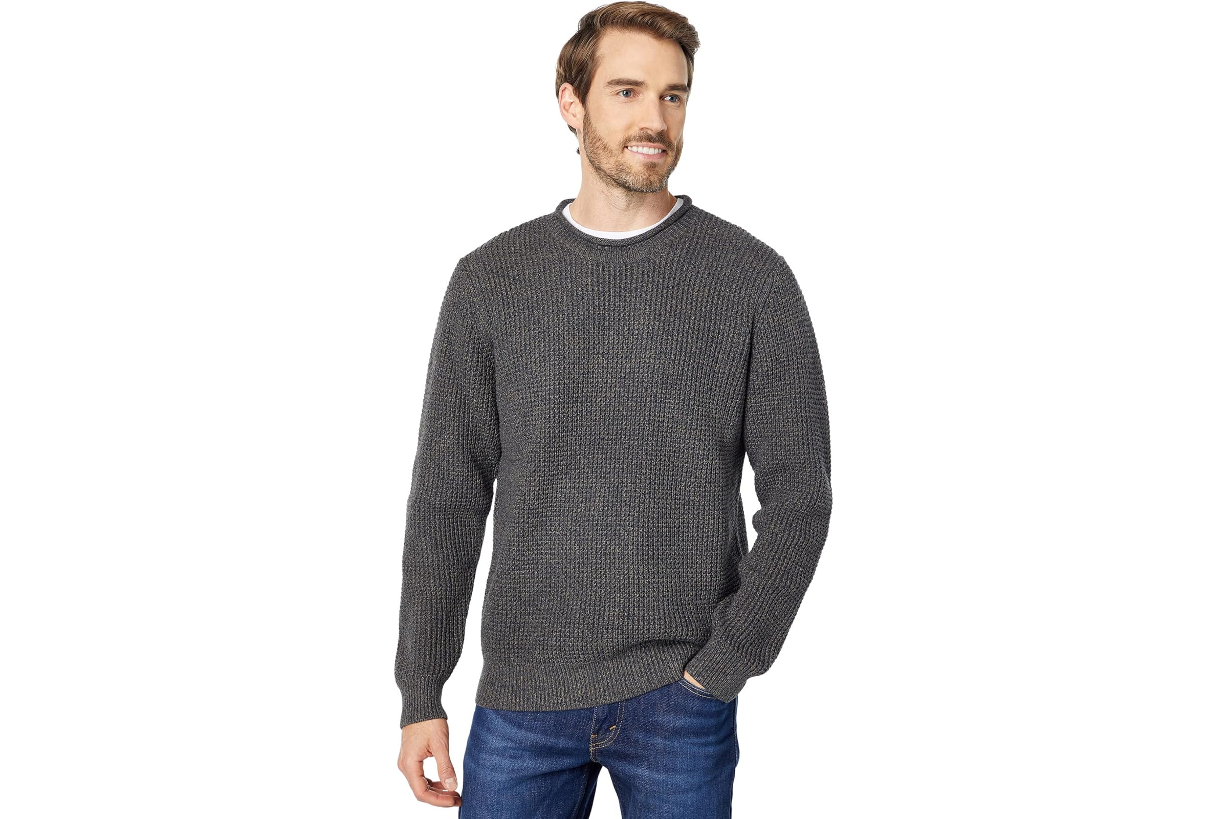 LLBean Organic Cotton Rollneck Crew Sweater Regular 16390₽