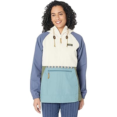 L.L.Bean Mountain Classic Anorak Multicolor natural/mineral blue