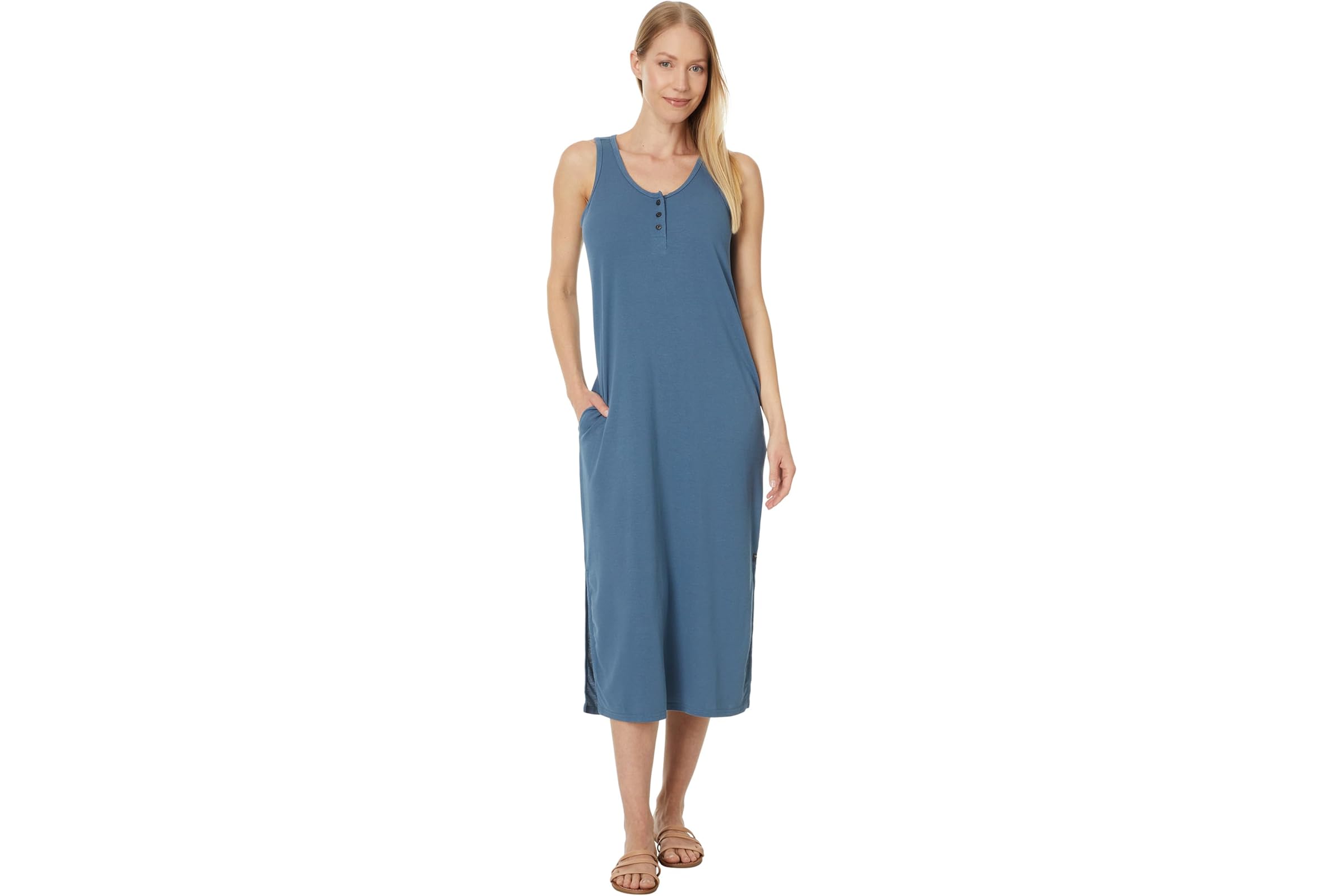 Toad-Co Piru Henley Midi Tank Dress
