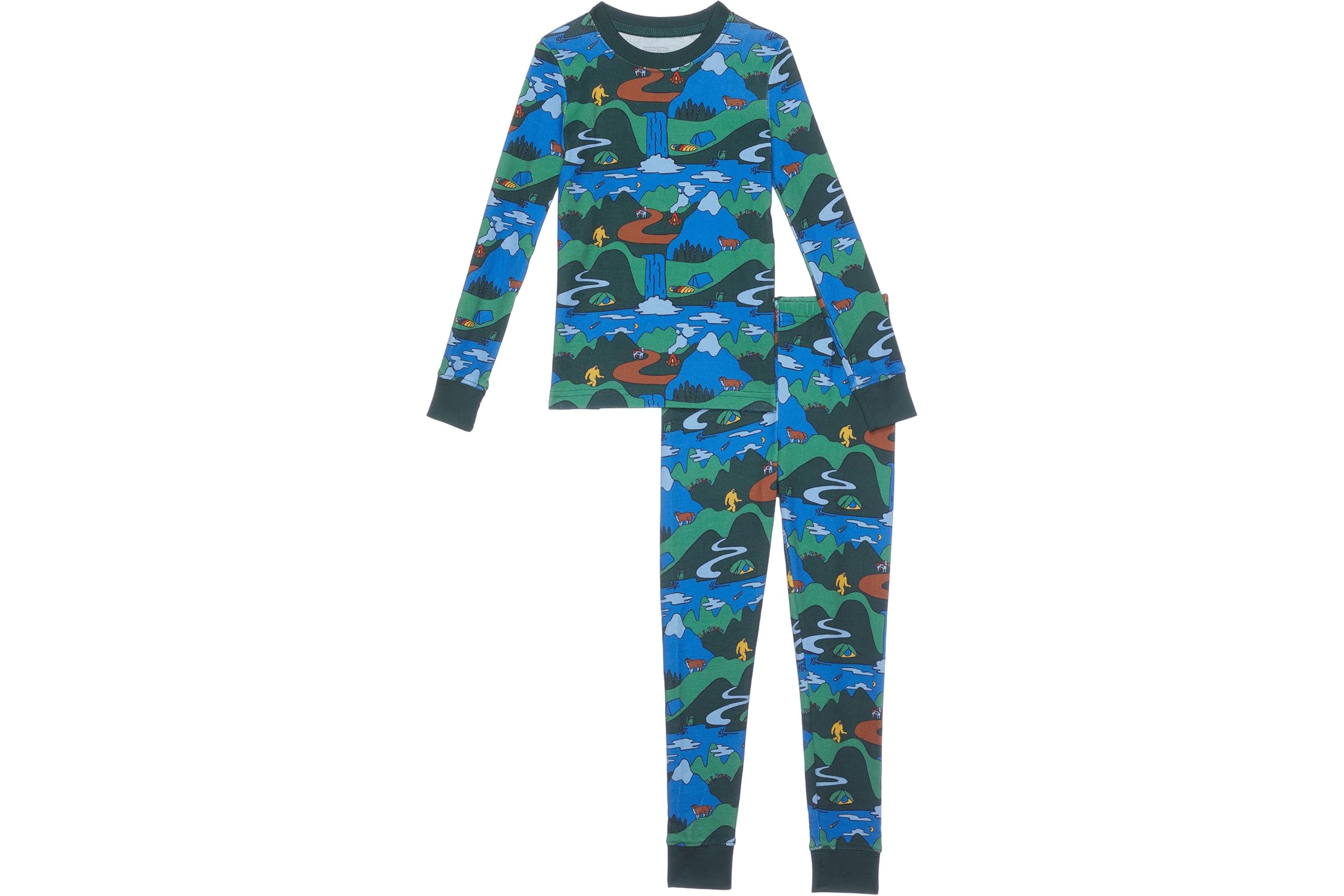 LLBean Organic Cotton Fitted Pajamas Big Kids 9090₽