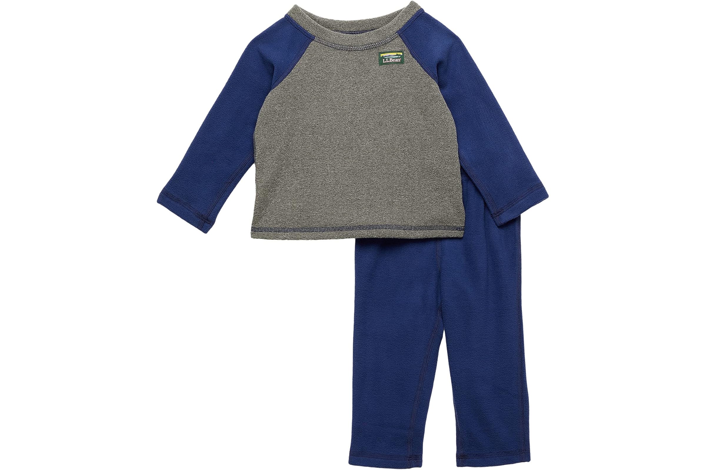 LLBean Fitness Fleece Long Sleeve TeePants Set Color-Block Infant 3190₽