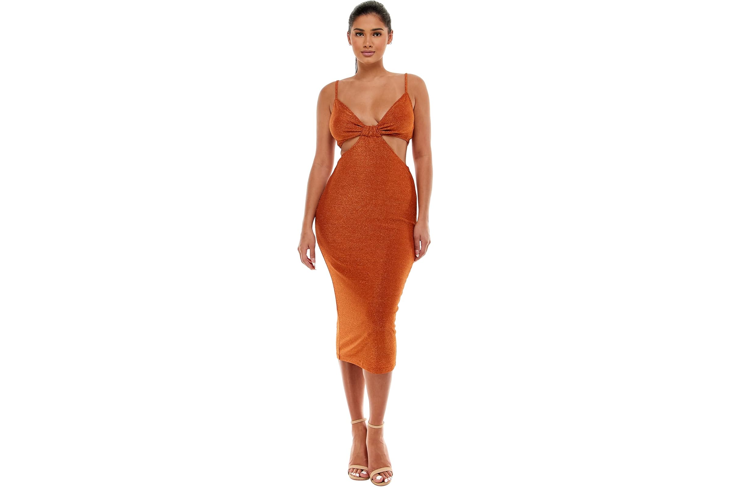 Bebe Side Cutout Lurex Dress 13190₽