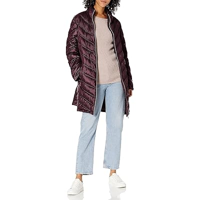 Calvin Klein Chevron Quilted Packable Down Jacket (Standard and Plus)