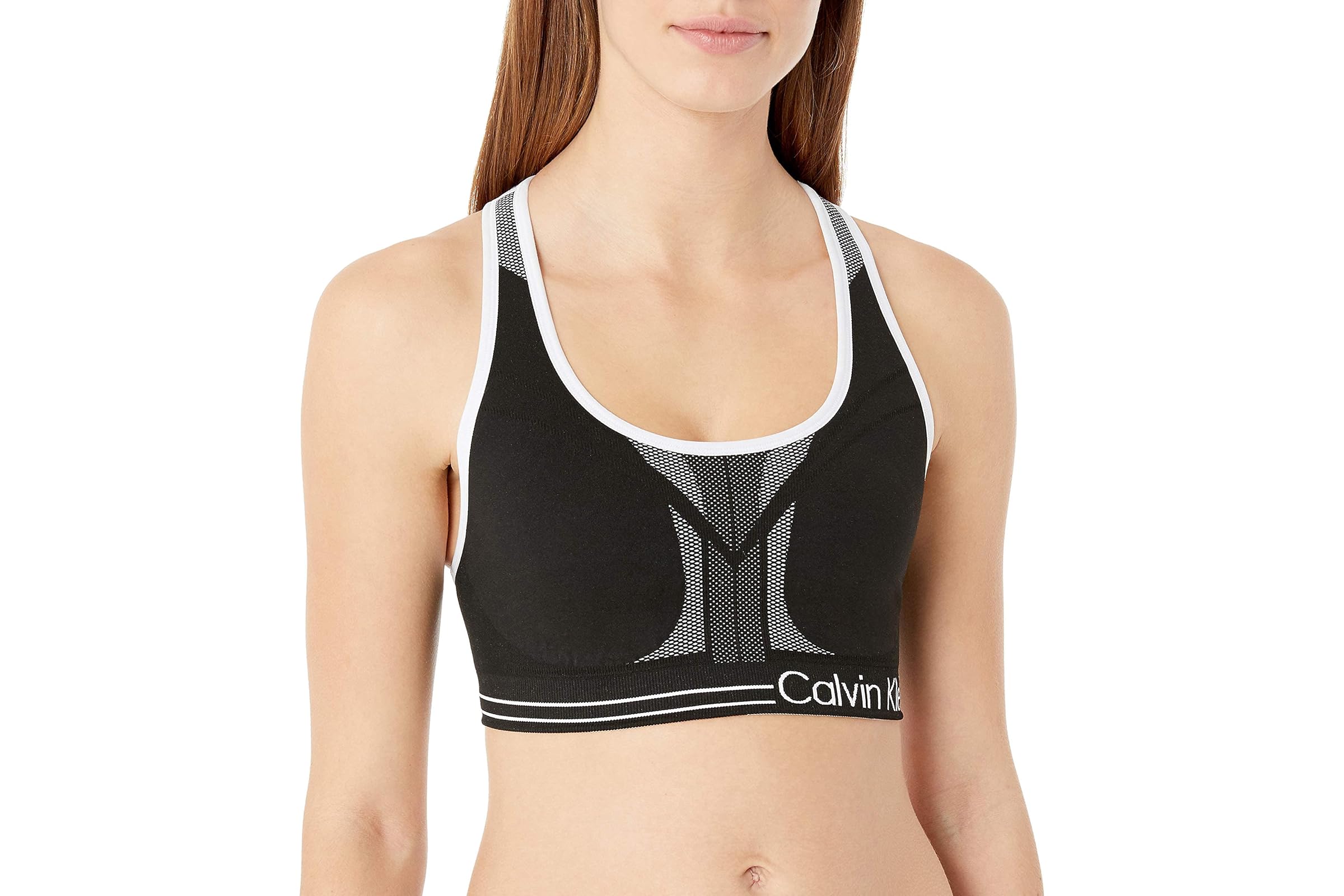 Calvin Klein Performance Moisture Wicking Medium Impact Reversible Seamless Sports Bra 6790₽