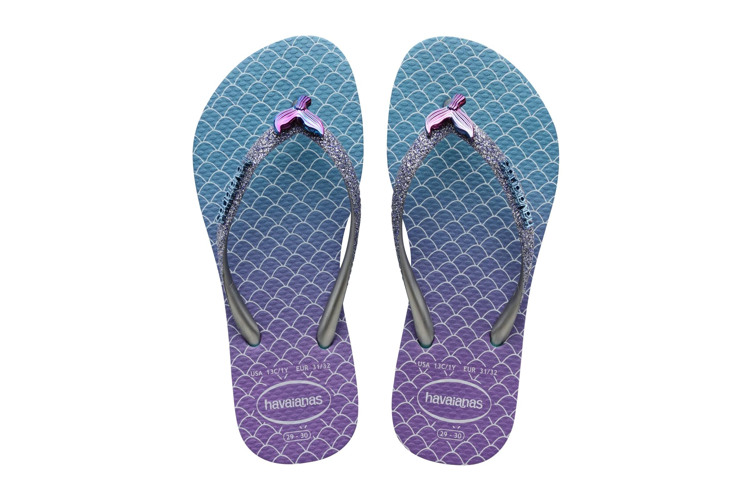Havaianas Kids Slim Glitter Flip Flop Sandal (Toddler/Little Kid/Big Kid)