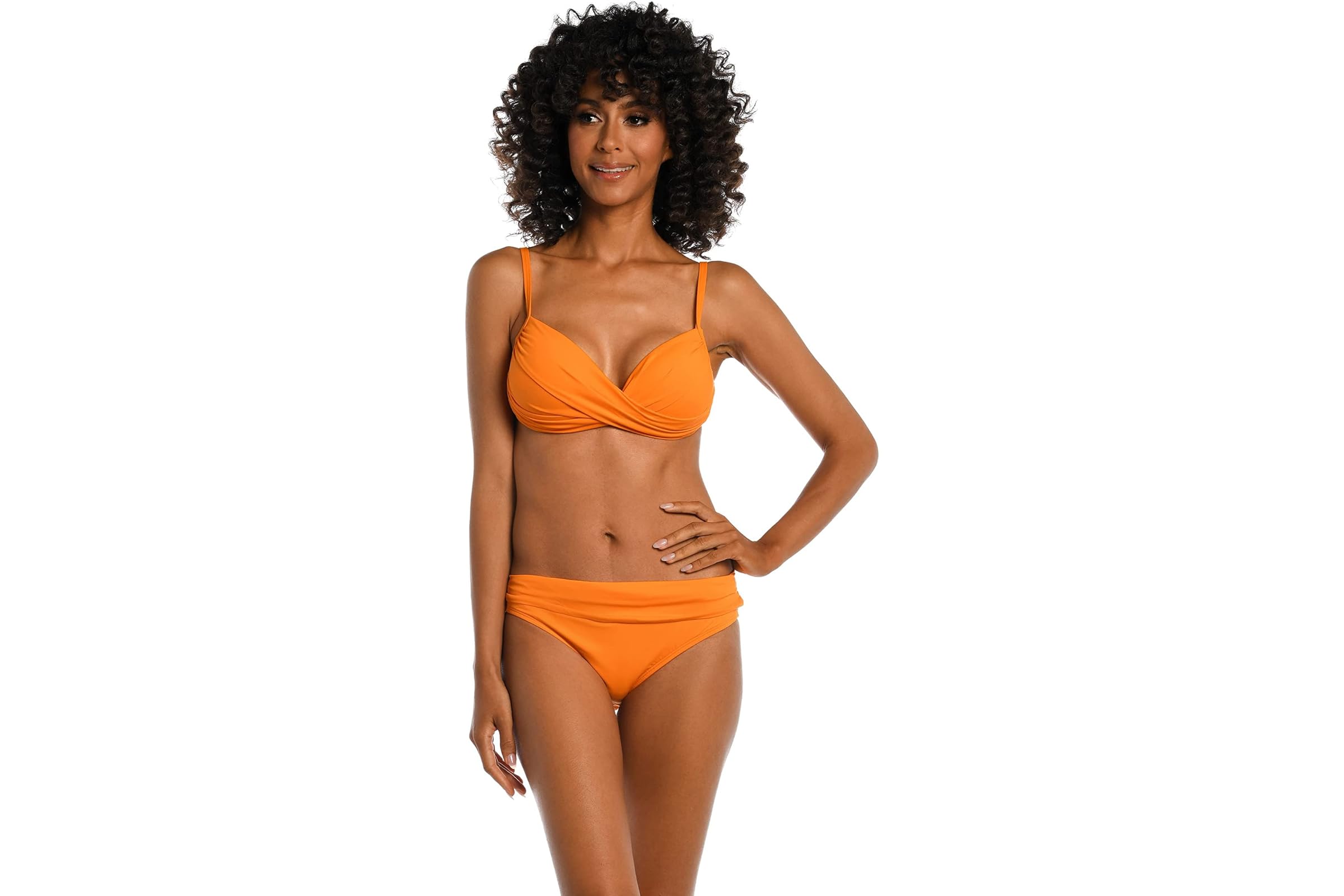 La Blanca Island Goddess Draped Wrap Bralette 14690₽