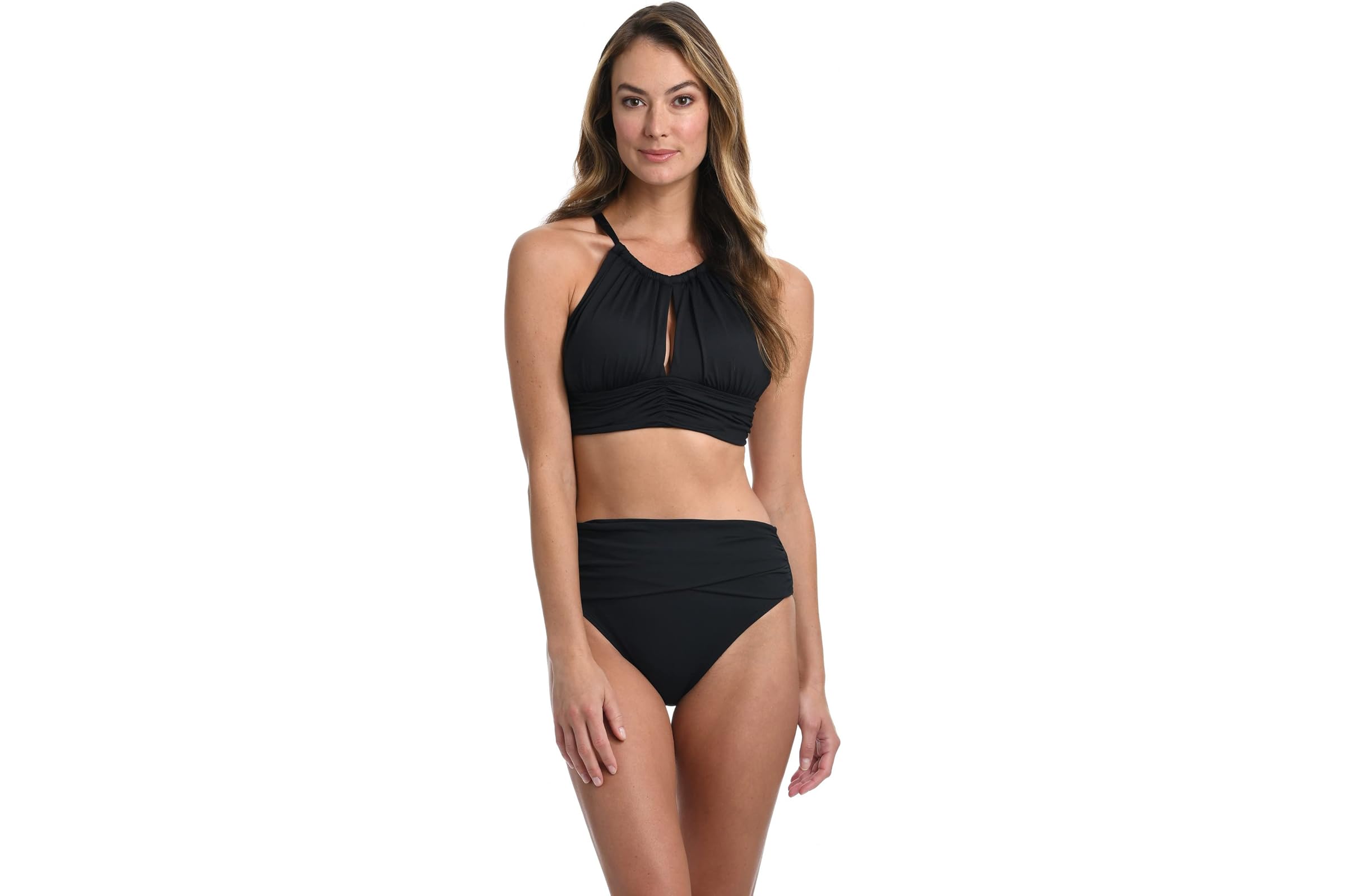 La Blanca Island Goddess High Neck Midline Bralette 14790₽