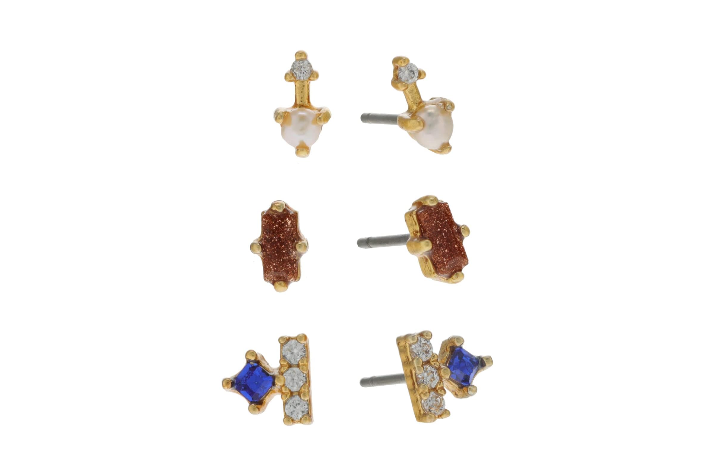 Серьги Madewell Twinkle Light Stud Earring Set 2390₽