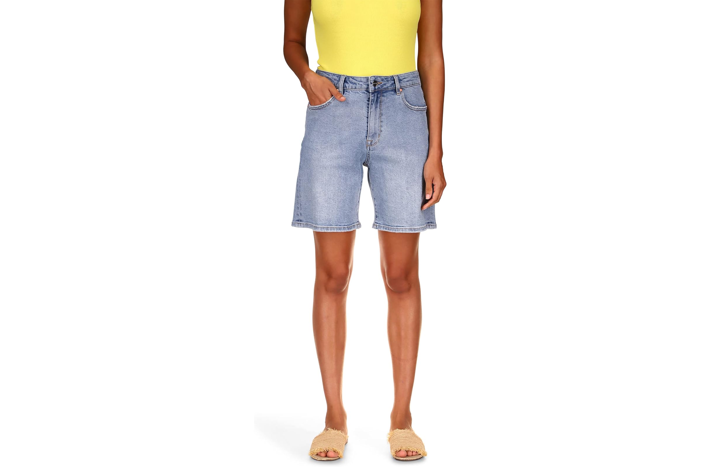 Sanctuary Boy Cut Denim Bermuda Shorts 6990₽