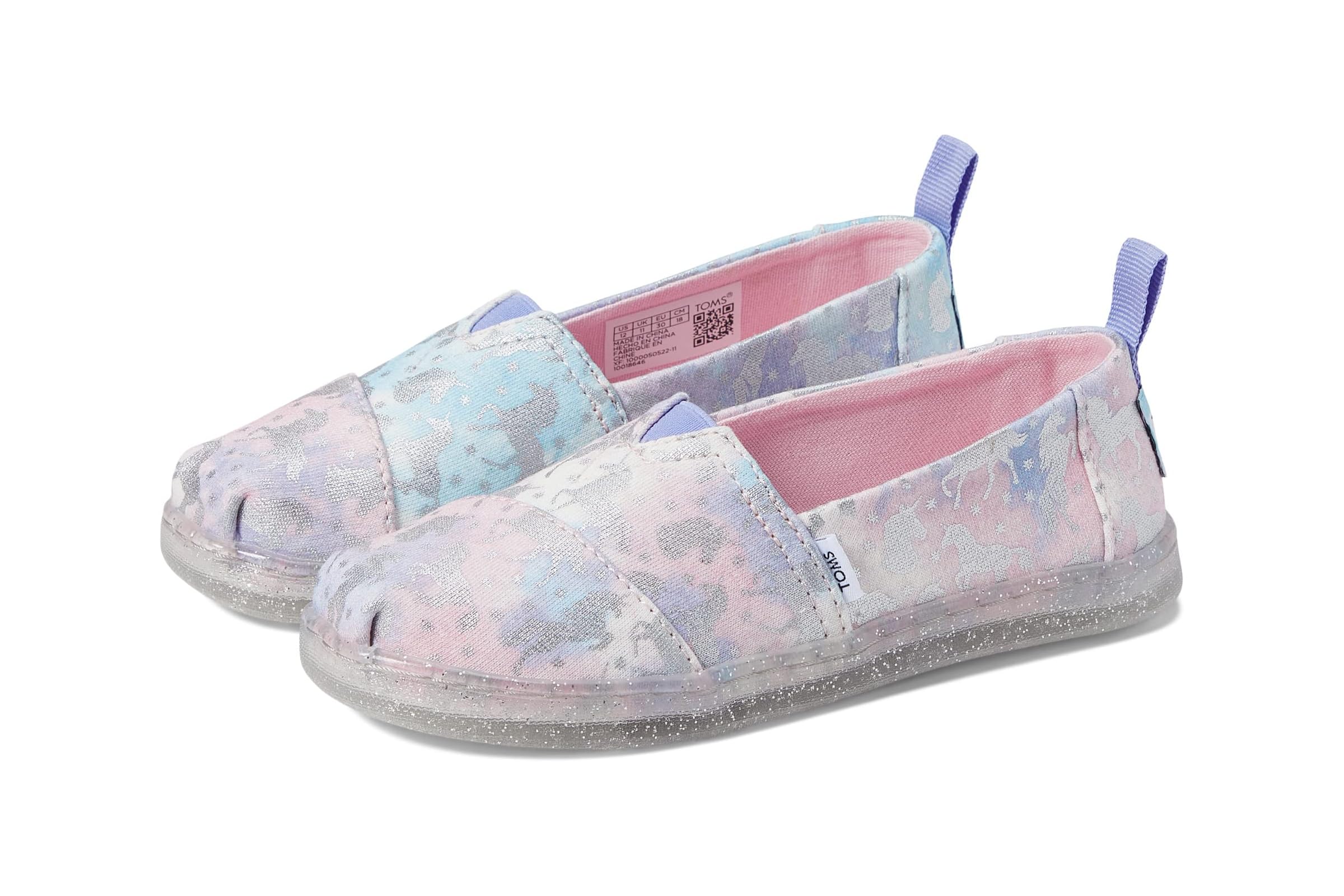 TOMS Kids Foil Unicorn Tie-Dye Knit Alpargata Little KidBig Kid 4490₽